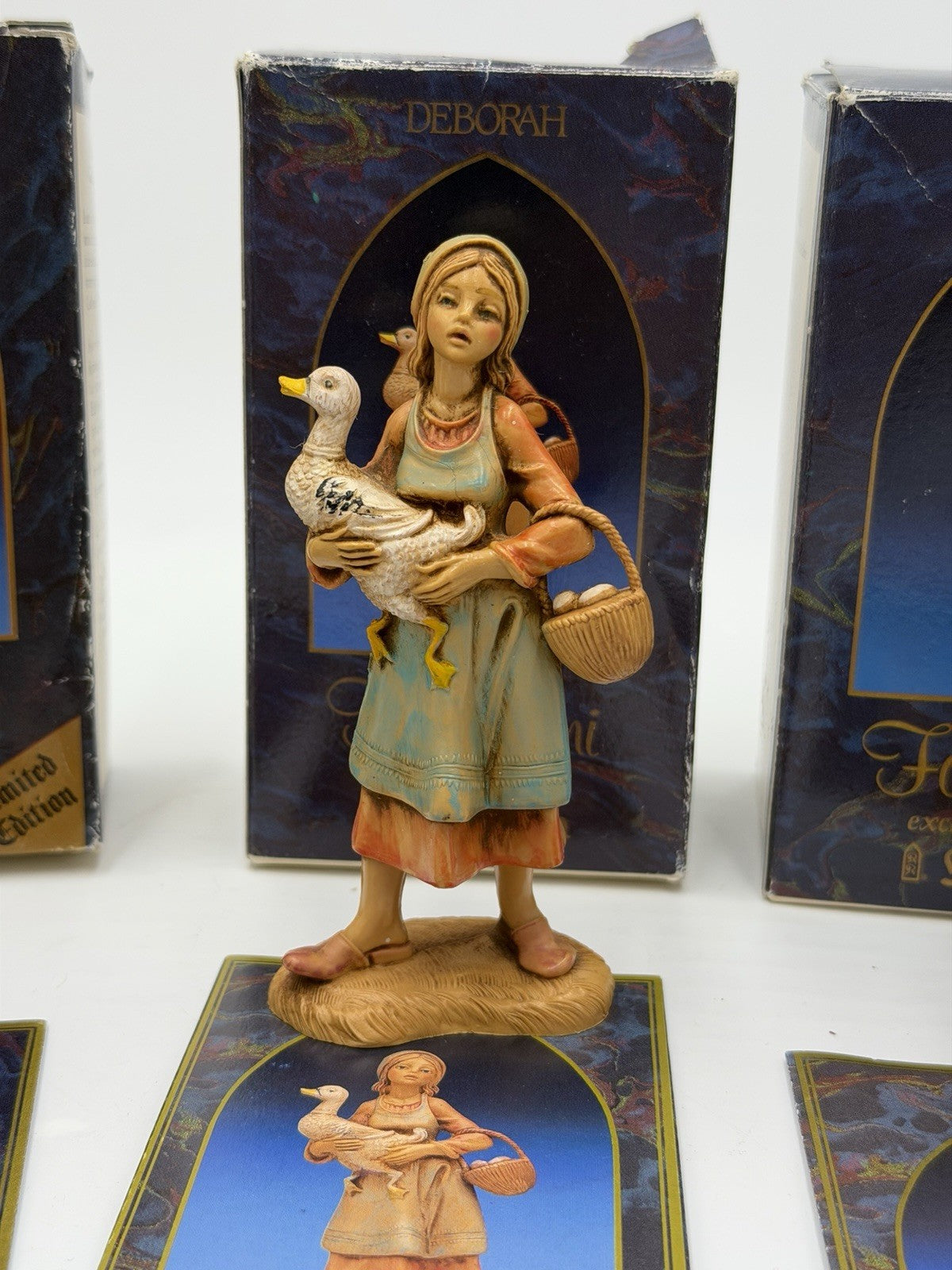 Fontanini Italy Nativity Limited Edition Figurines 3 Pcs Vintage 1983 Christmas
