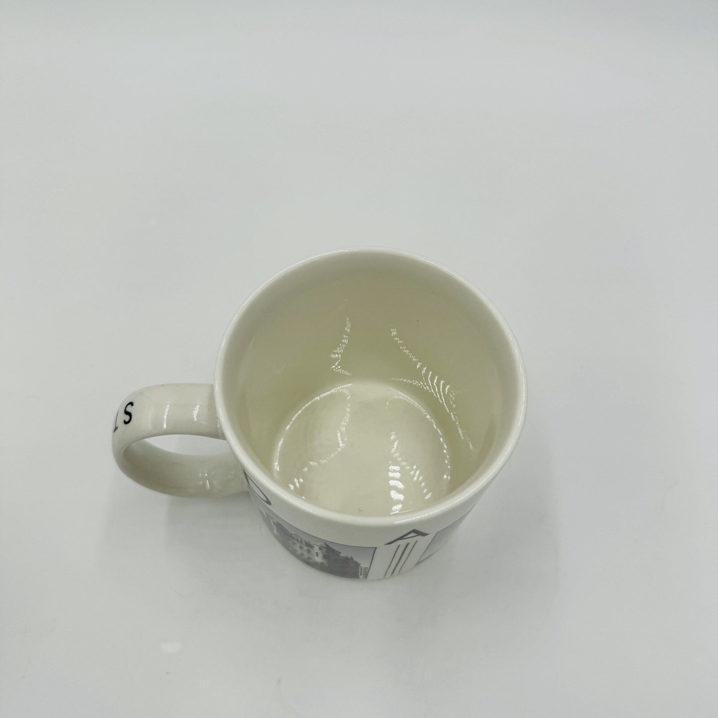 Starbucks Coffee Mug "Dallas" 2005" Barista - City Scenes Ceramic Large