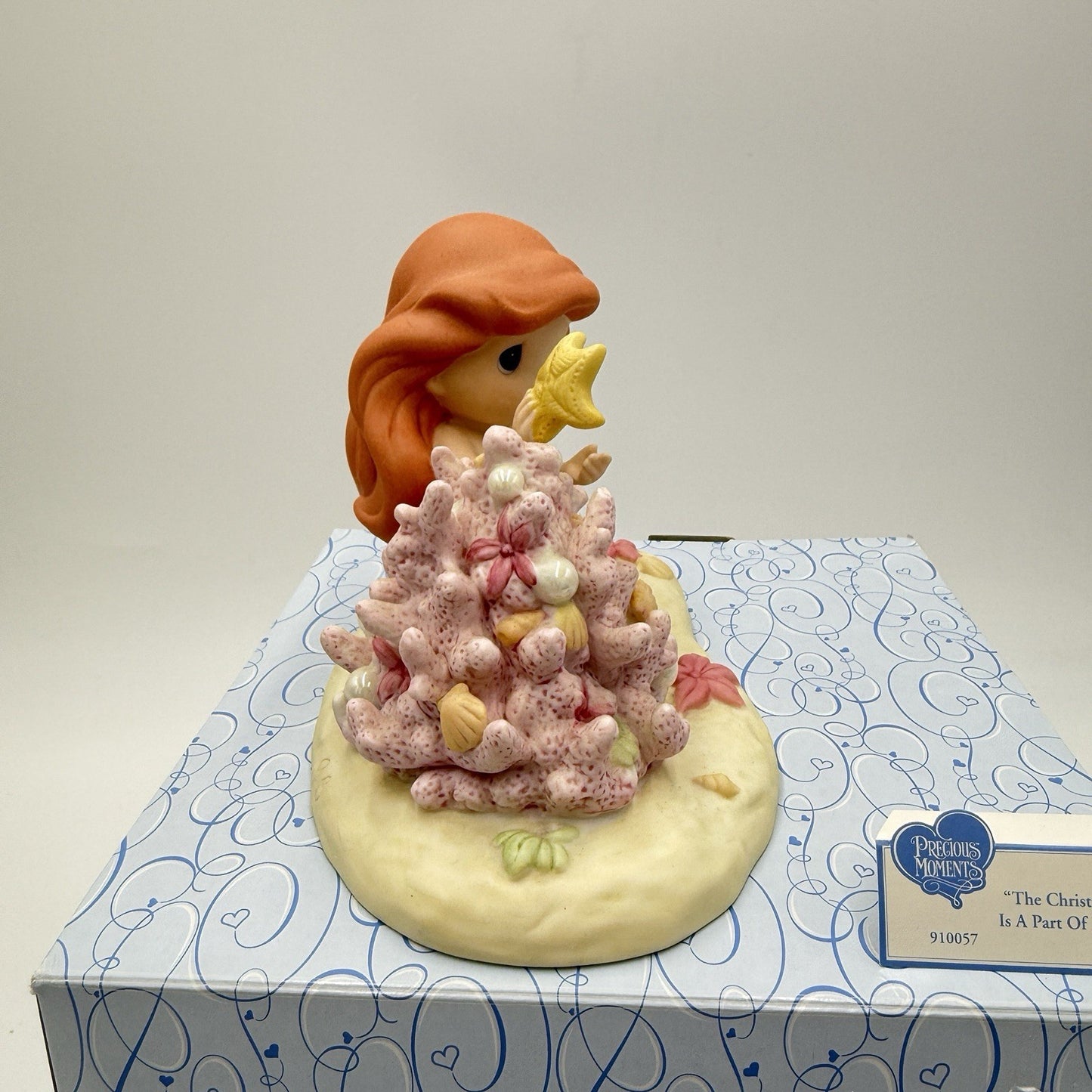 Precious Moments Disney Christmas Spirit is a Part of My World Ariel Figurine