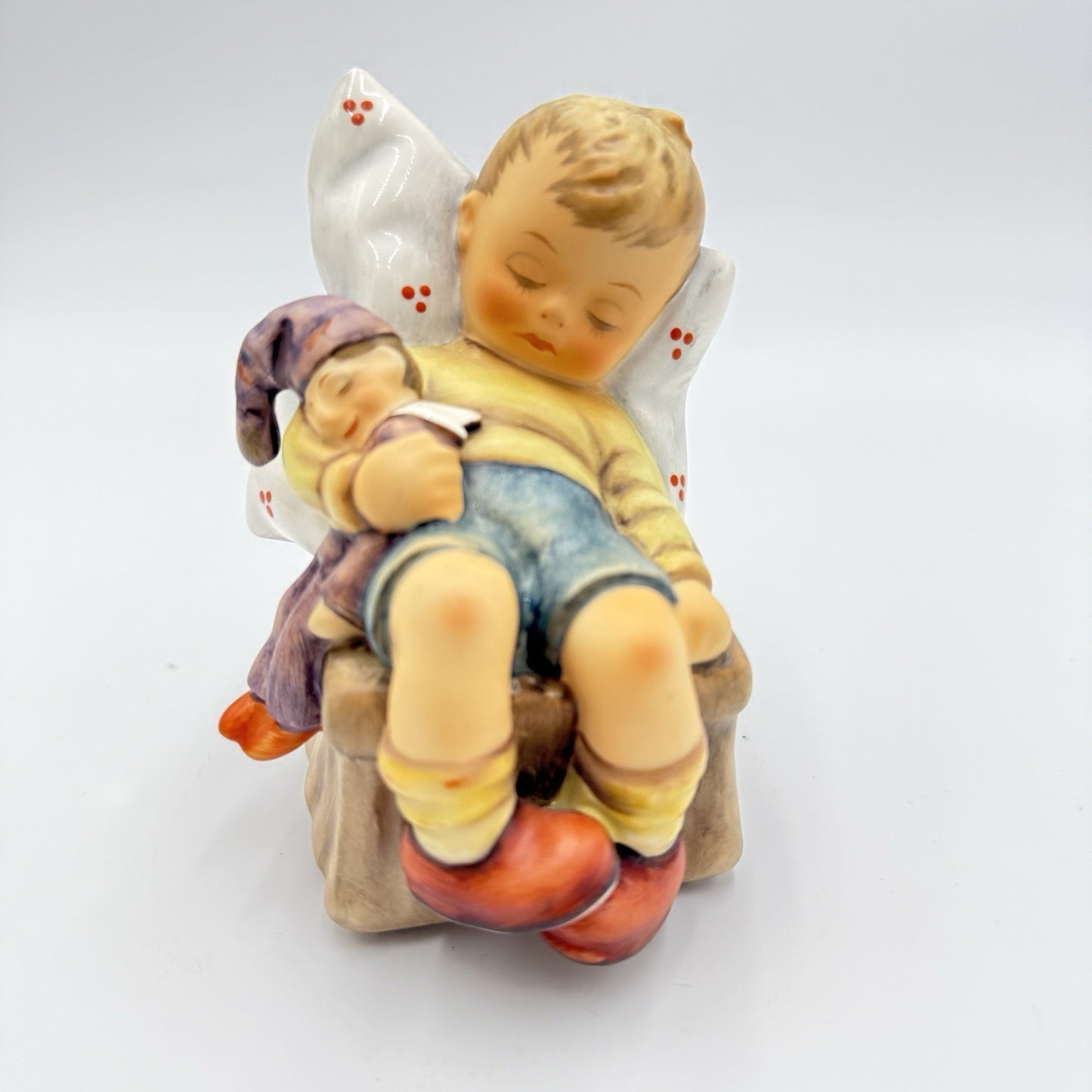 Hummel Figurine "Just Dozing" # 451 1997 Germany Porcelain Goebel 4” Rare Boy