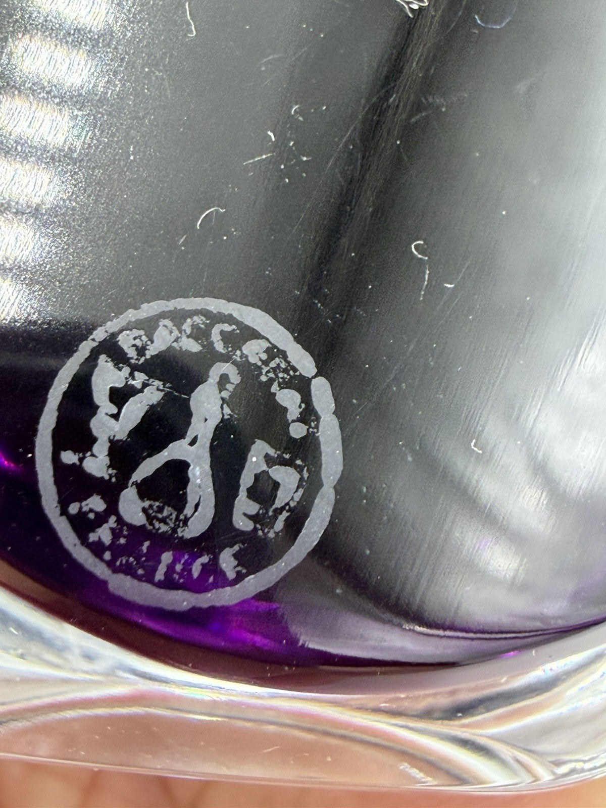 Baccarat France Crystal Eleanor Roosevelt Sulphide Cameo Faceted Paperweight