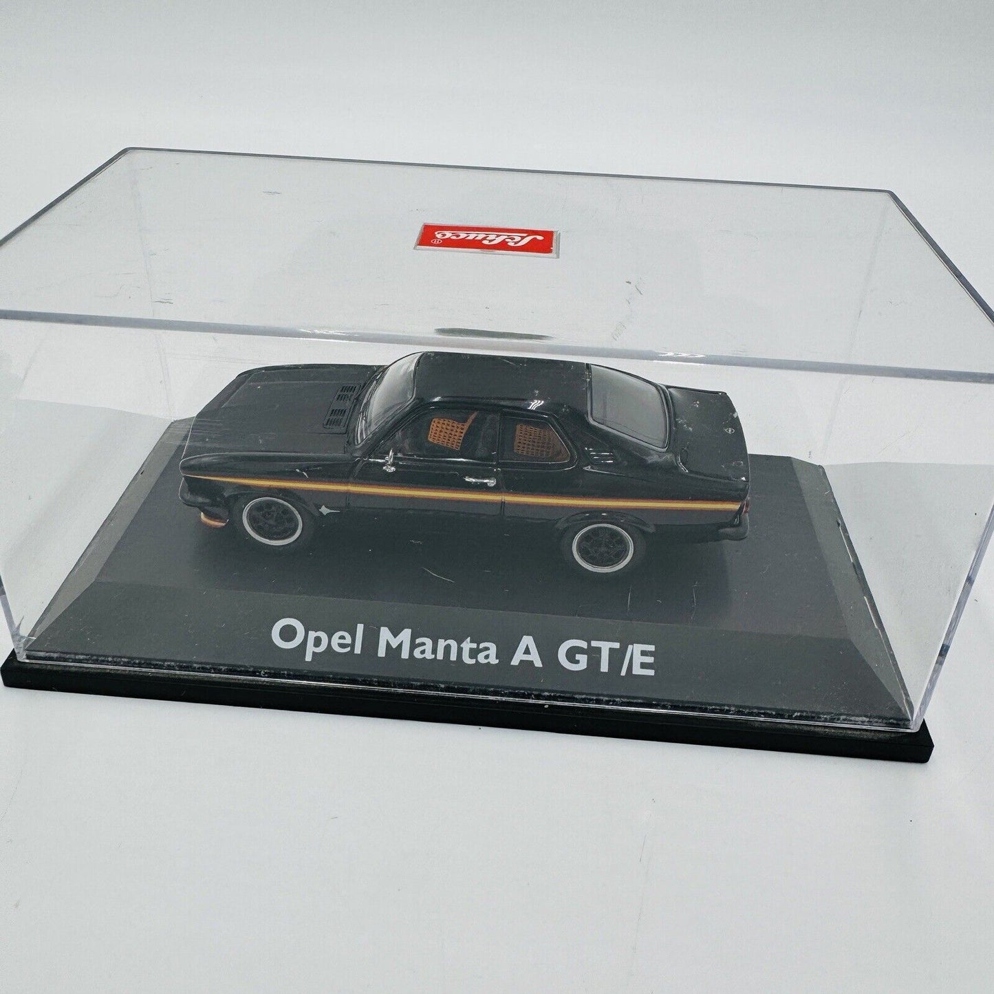 Schuco Opel Manta A GT /E Hellgrün 1:43 Acrylic Box Black Car Diecast Vintage