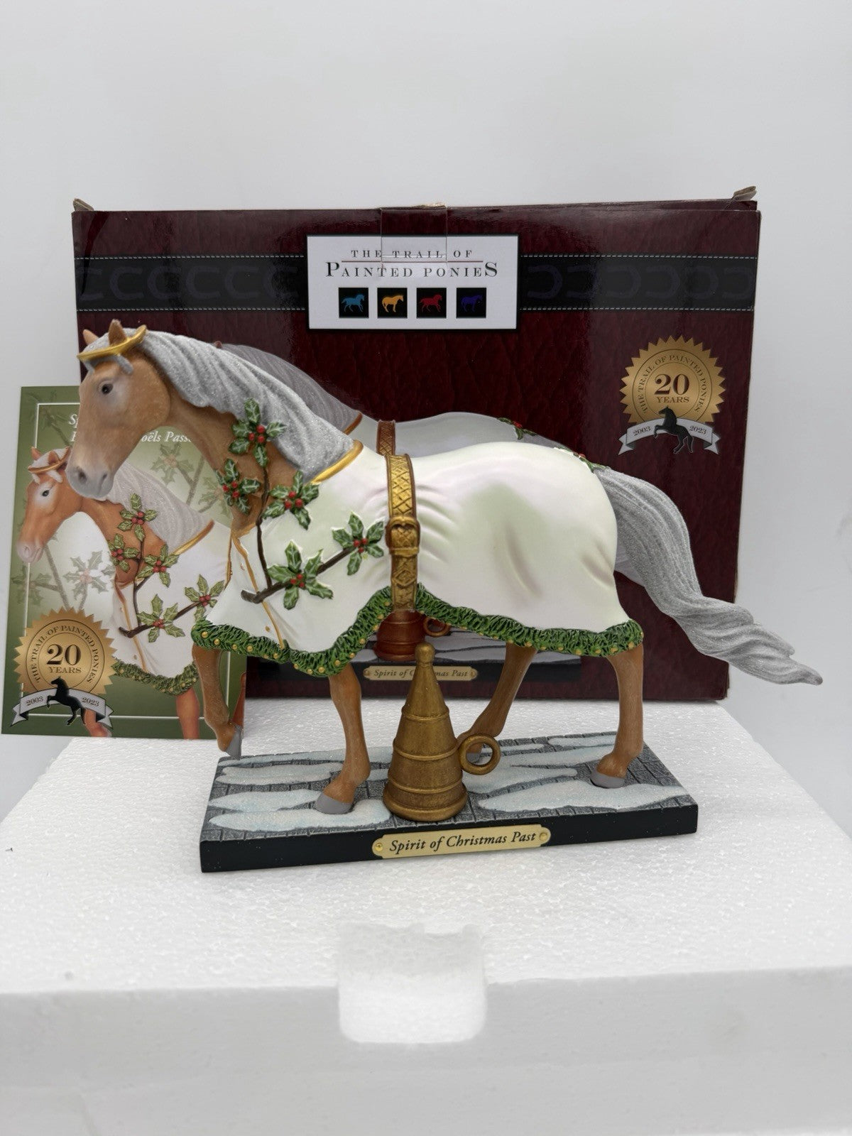 The Trail of painted Ponies Spirit Of Christmas past Horse Figurine 2023 Box