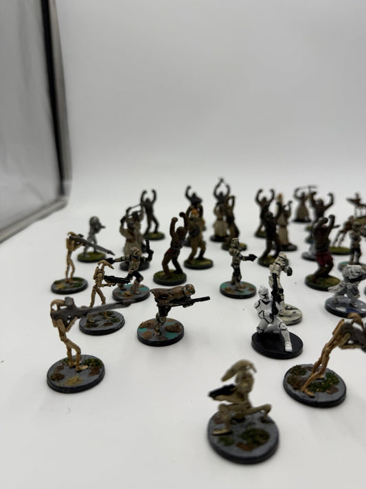 LFL & TM Star Wars Legion Miniatures Droid Troopers Tusken Raider Figurines 124