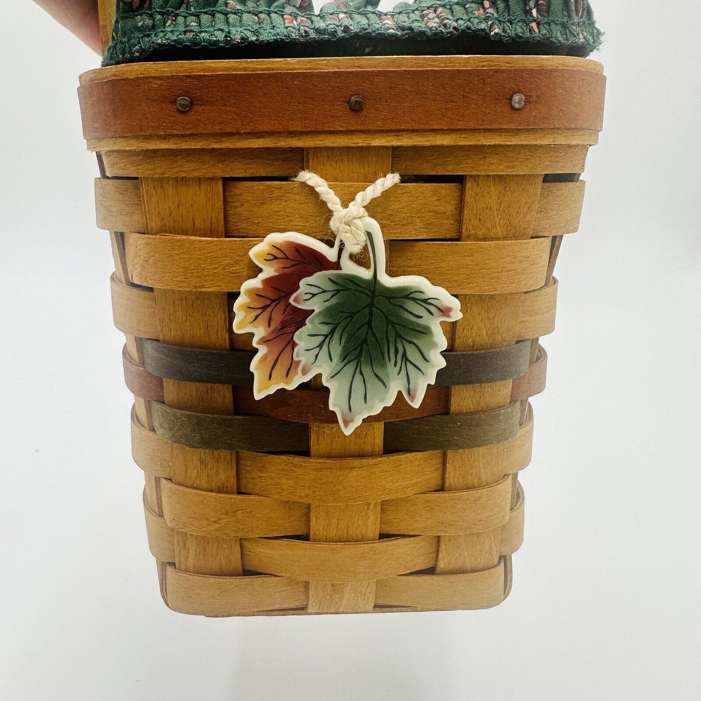 Longaberger 1992 Shades Of Autumn Bittersweet Basket #10804 w/ Liner & Protector