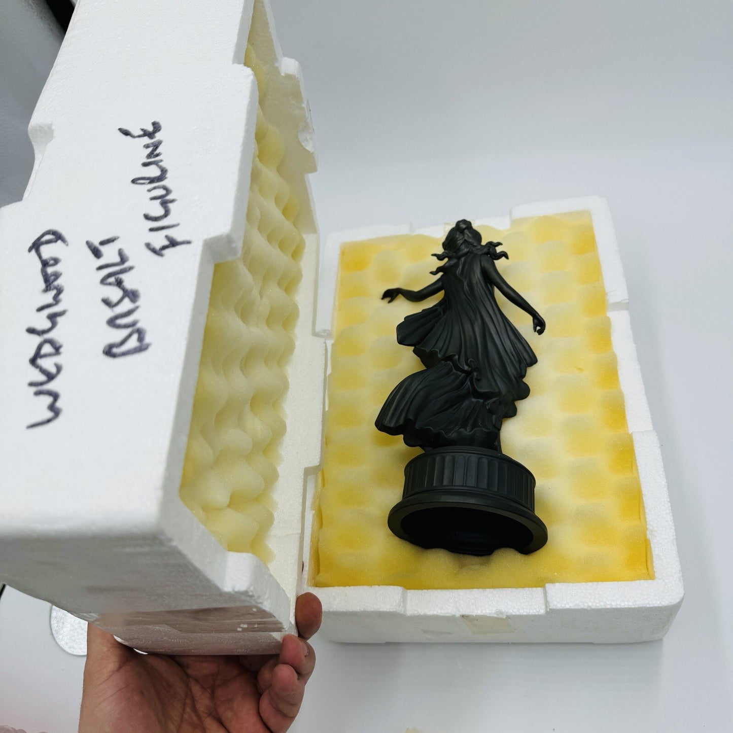 Wedgwood Signature Collection Black Basalt Dancing Hours Figurine COA Rare CW424