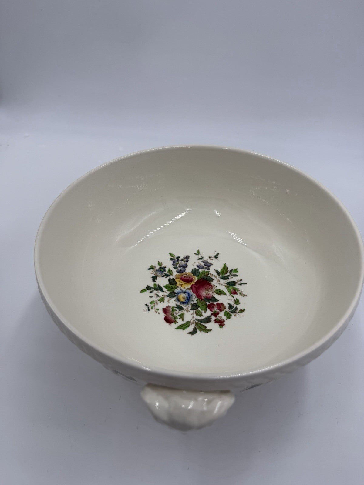 Wedgwood Edme England Conway Porcelain A.K 8384 Lidded Dish Ram Handles