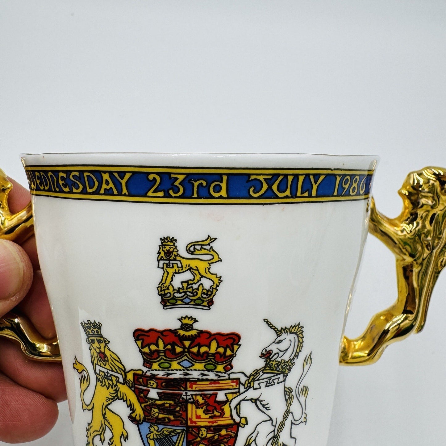 Paragon Fine China England Prince Andrew & Sarah Ferguson Double Handle Cup