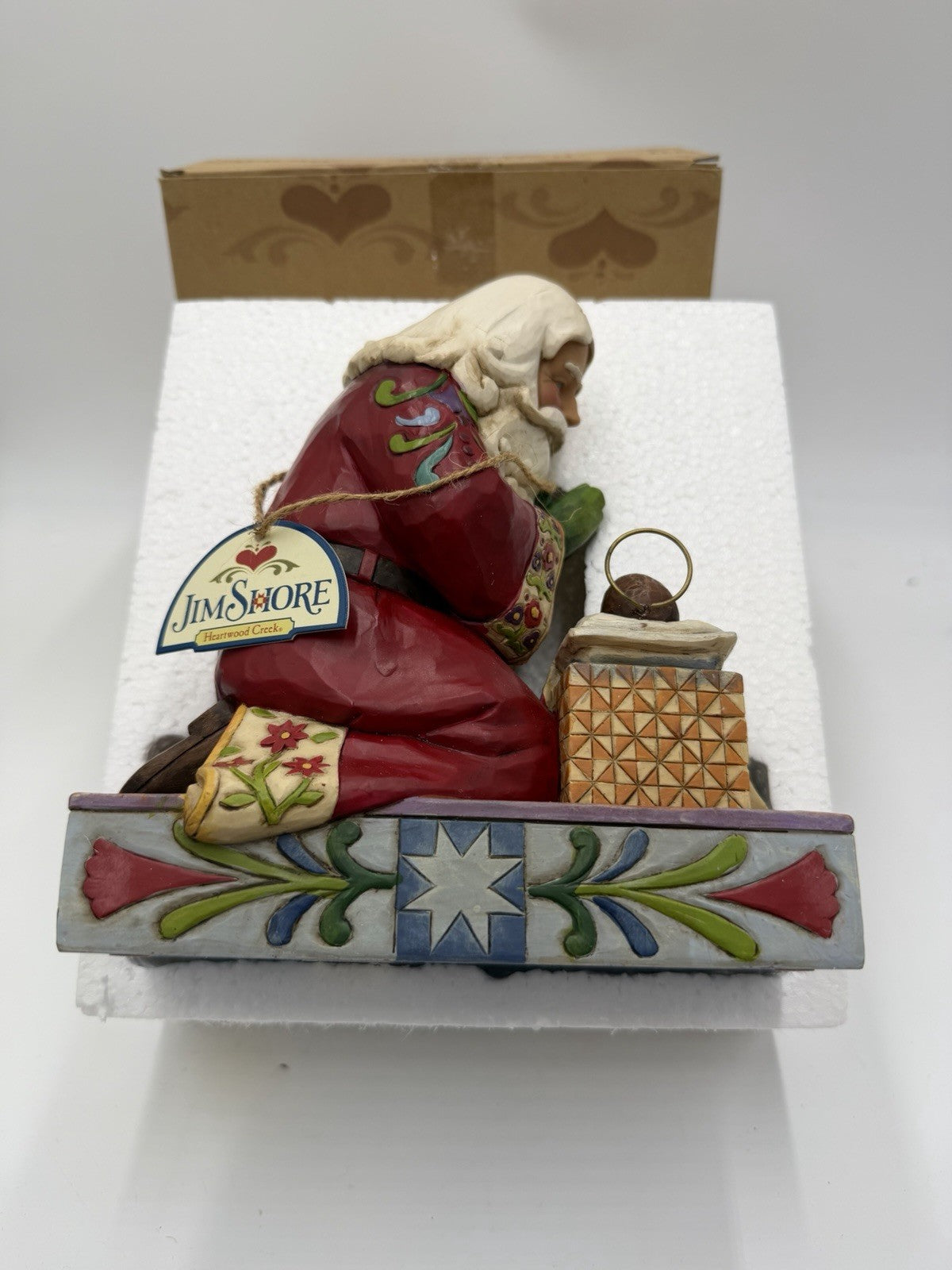 Jim Shore Heartwood Creek The Real Meaning Of Christmas 7” Santa Jesus Figurine