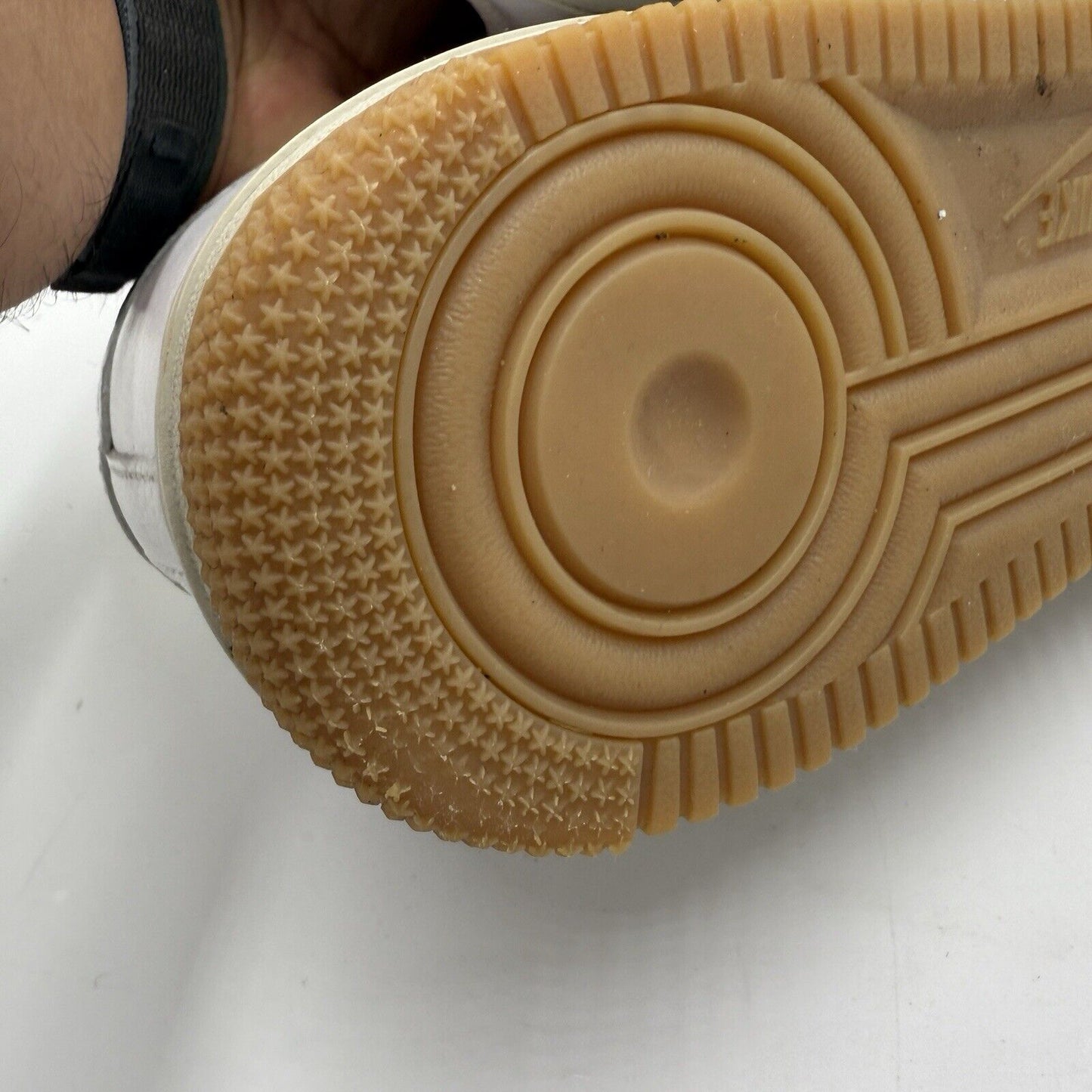 NIKE BY YOU AIR FORCE 1 LOW DV 3892-900 WHITE GUM Men SZ US 12.5