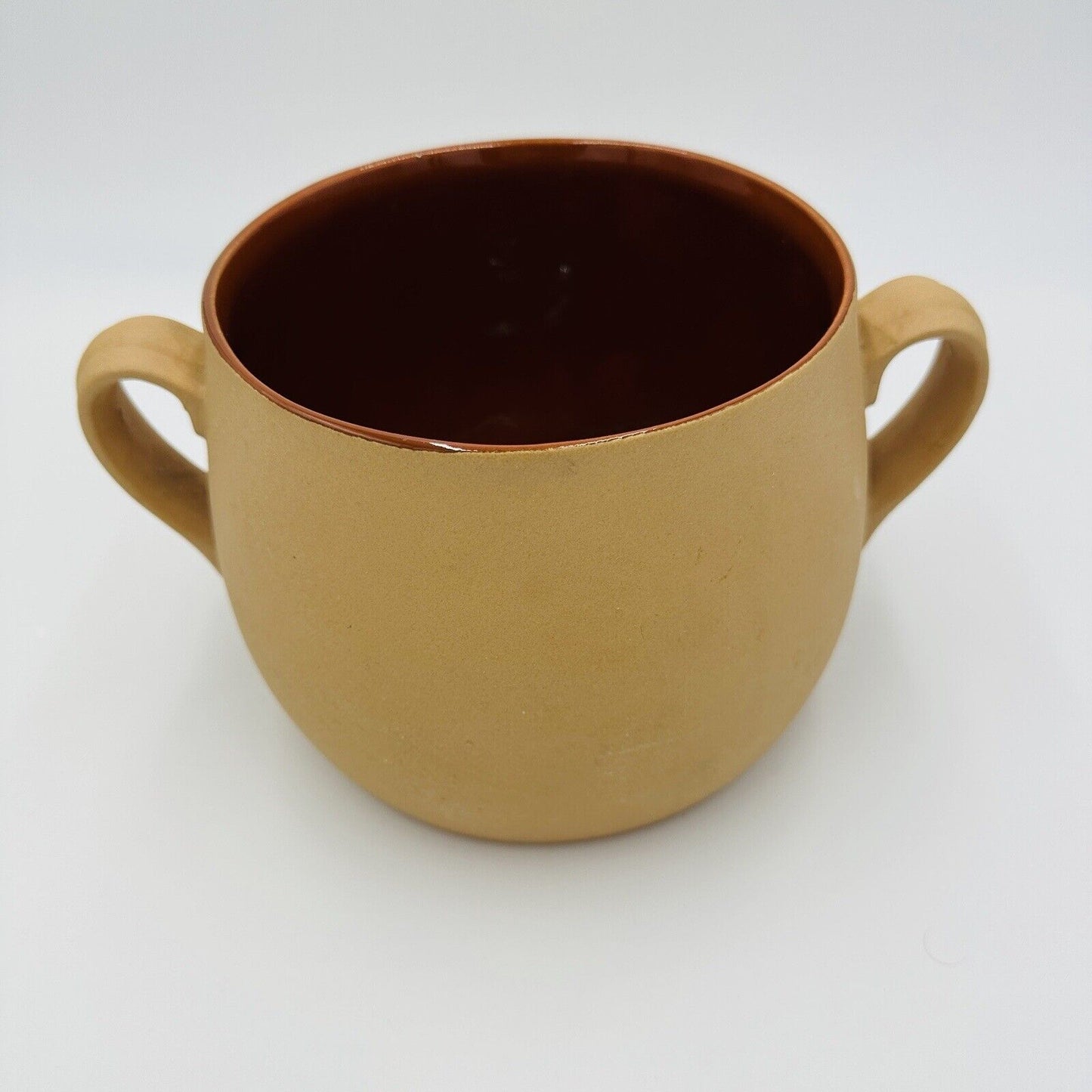 Red Wing Bean Pot Terracotta Pottery Handles Vintage #405 USA Decor Large