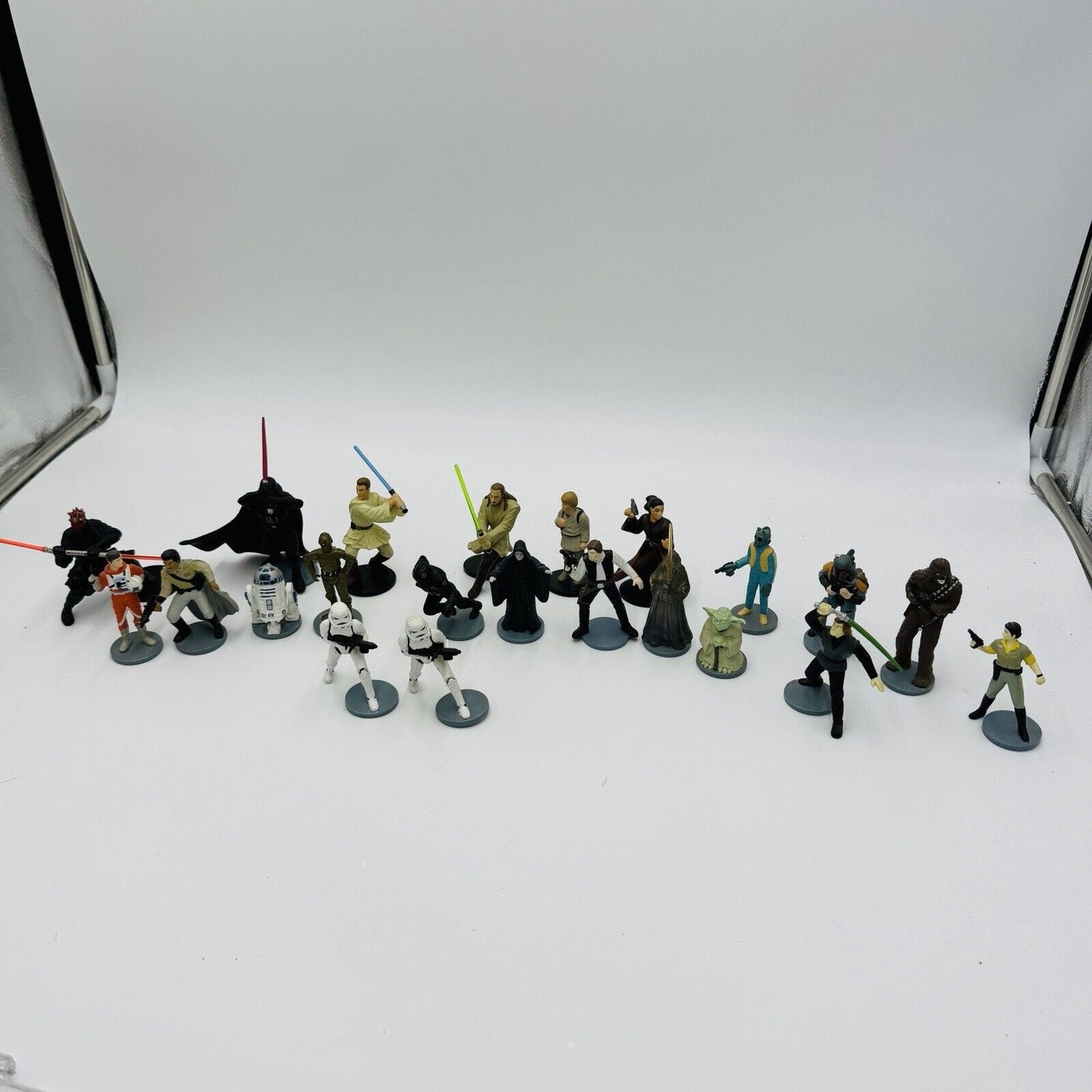 Vintage Applause Star Wars Figurines with Stand 1999 Lot 22 Pieces