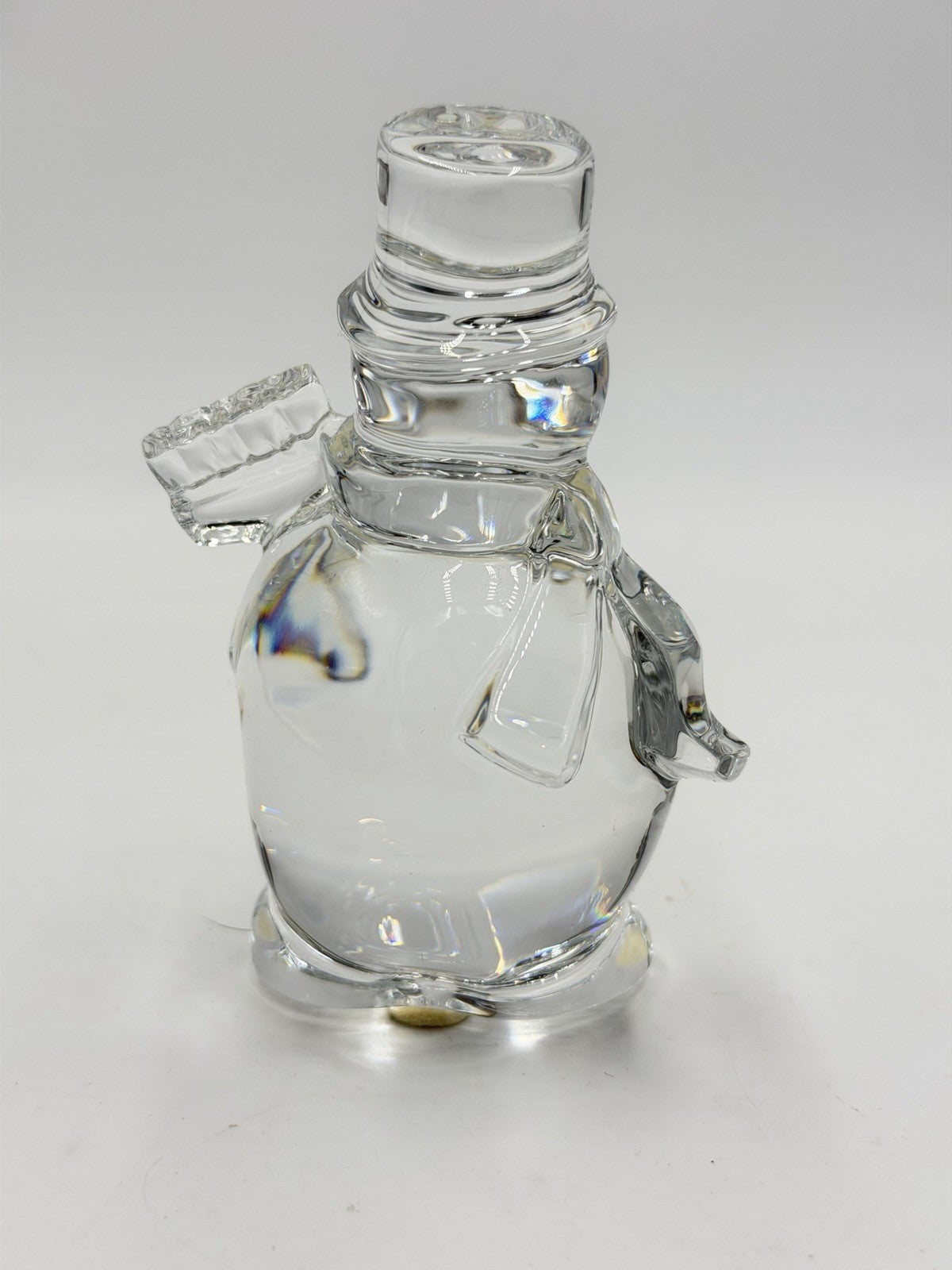 Baccarat France Crystal Snowman Figurine NOEL Christmas 4” Figurine Decor