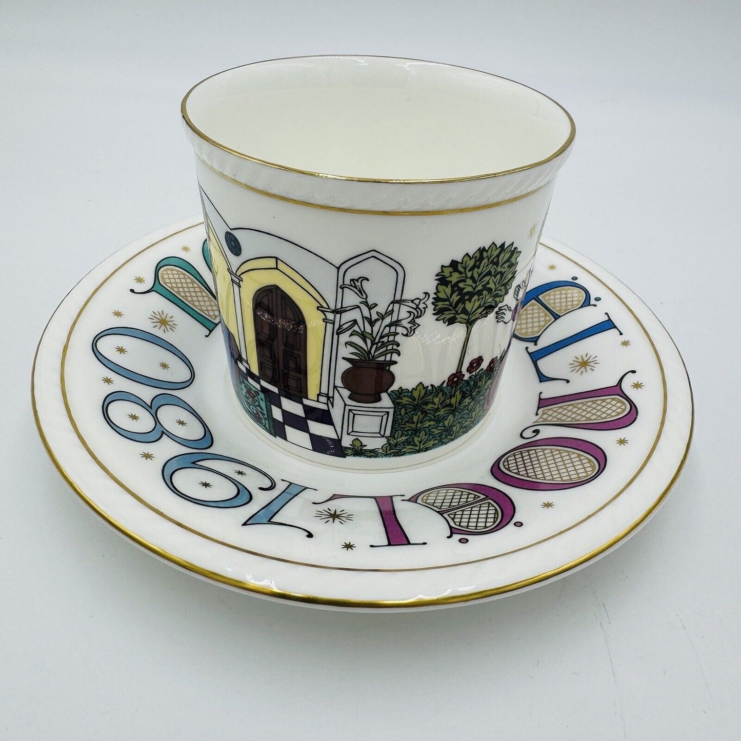 Royal Doulton The Annunciation Limited Edition Teacup & Saucer Porcelain Vintage