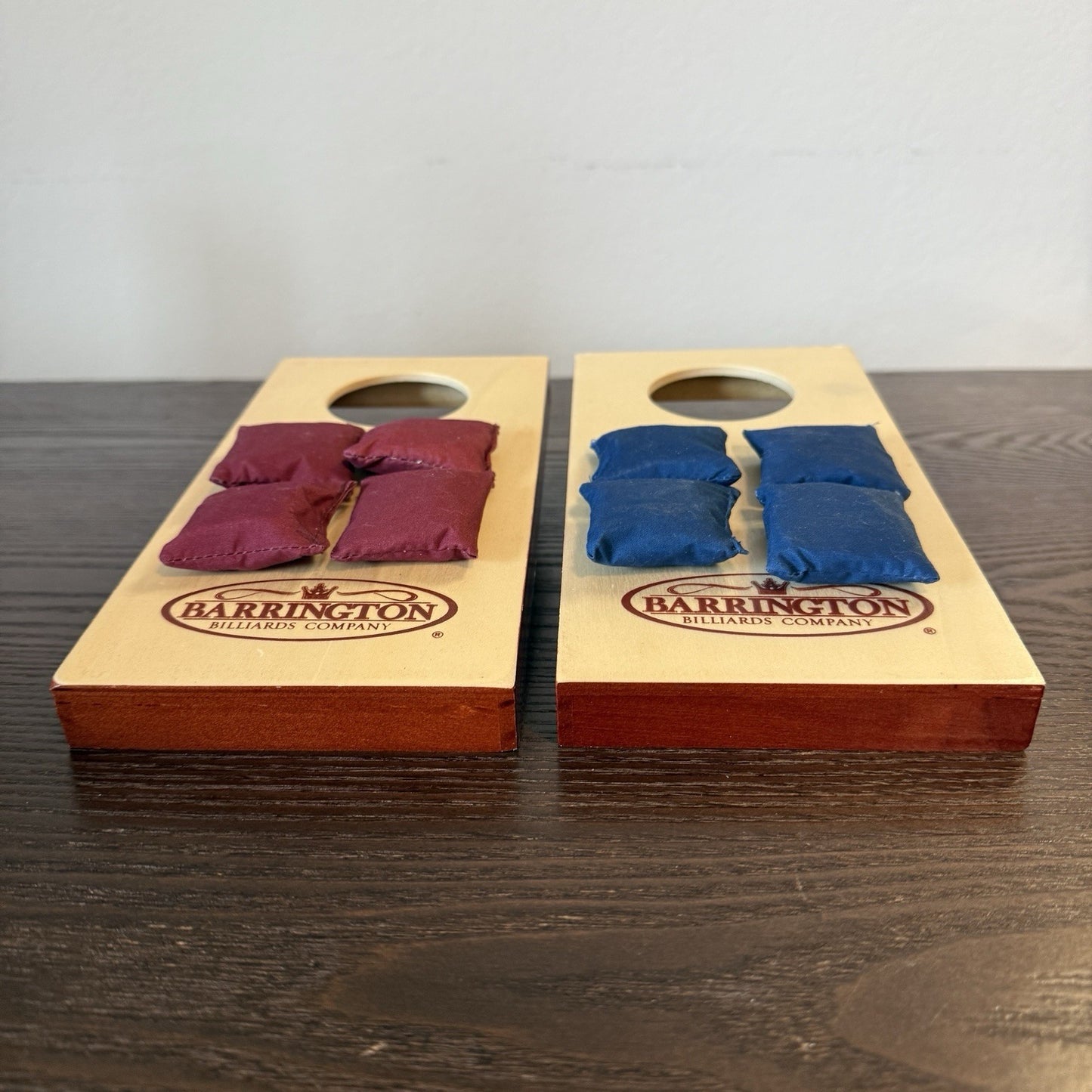 Barrington Table Top Bean Bag Toss Game Wooden Corn Hole Office Desk Size