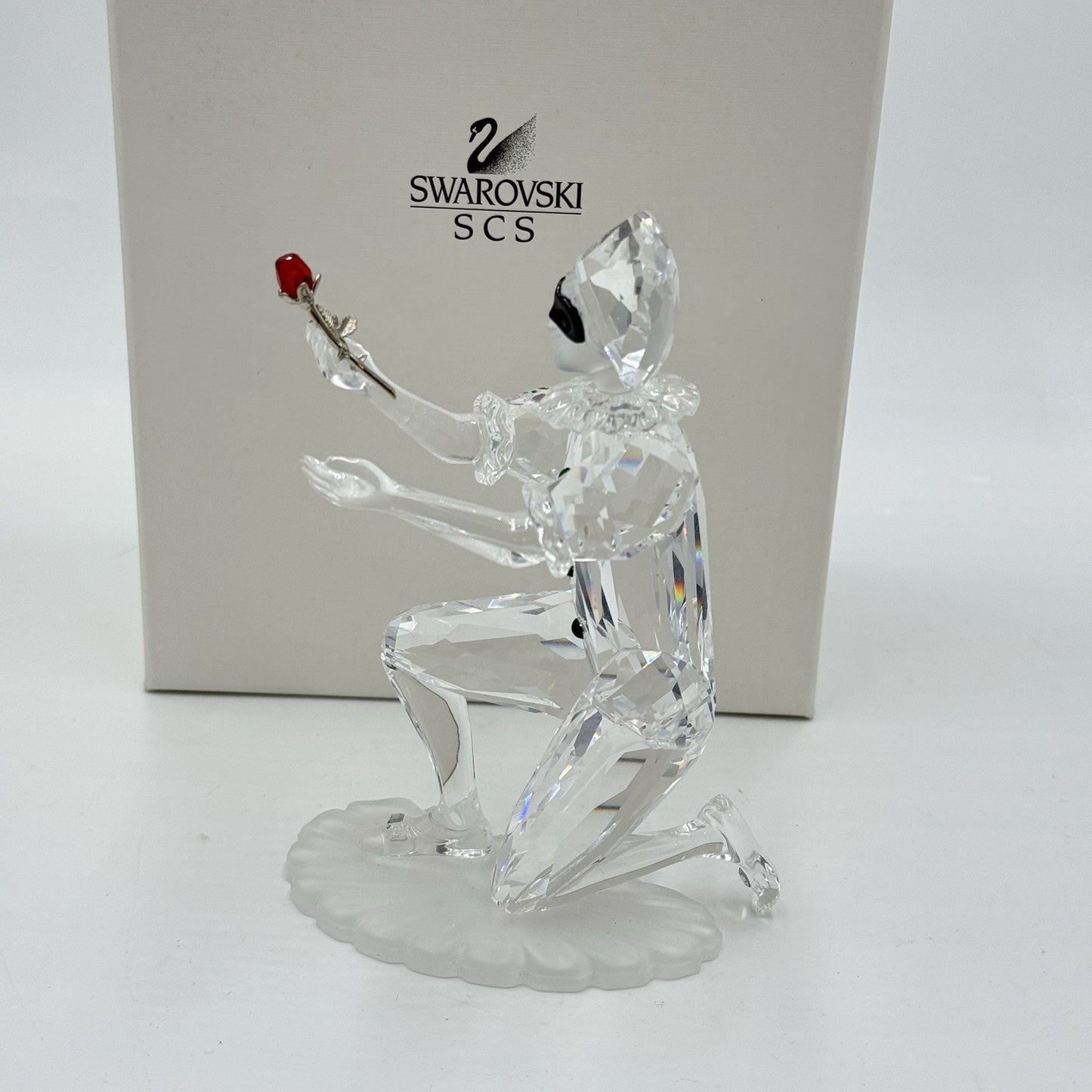 Swarovski Crystal Masquerade Harlequin 2001 SCS Annual Edition Austria Figurine