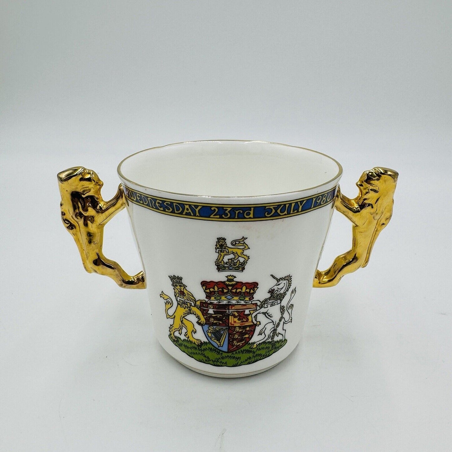 Paragon Fine China England Prince Andrew & Sarah Ferguson Double Handle Cup