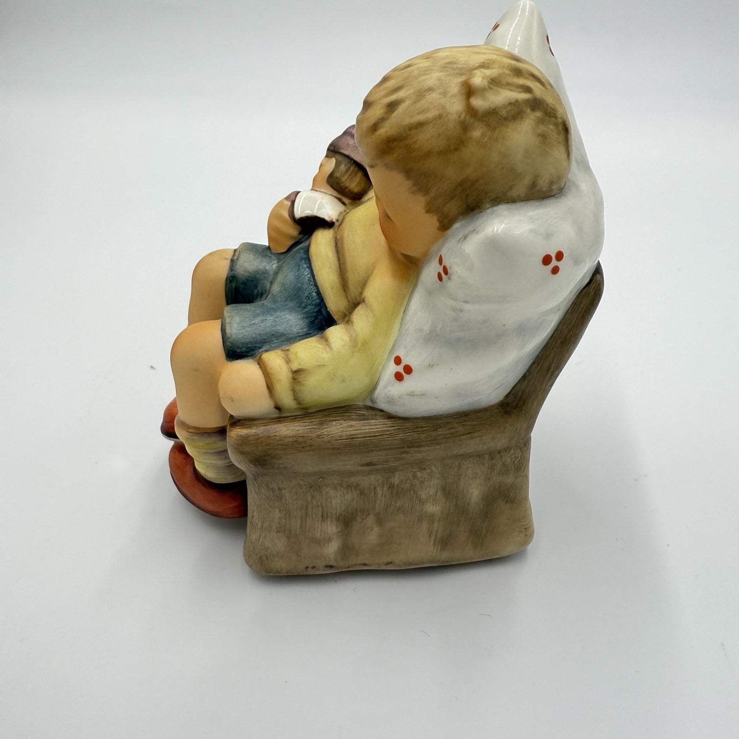 Hummel Figurine "Just Dozing" # 451 1997 Germany Porcelain Goebel 4” Rare Boy