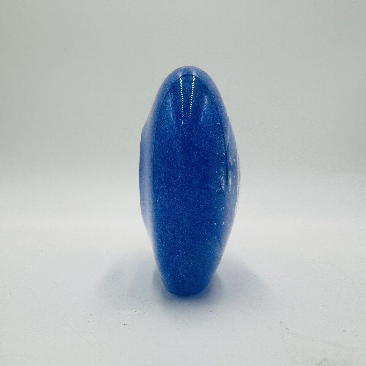 Michael Nourot art glass Vintage Blue Vase Perfume Bottle MCM 1980 Paperweight