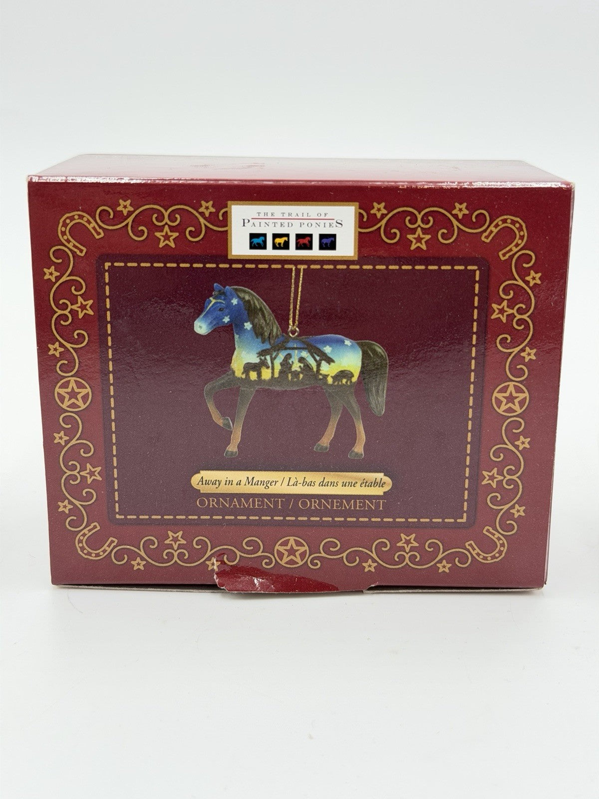 The Trail Of Painted Ponies Nativity Horse Wise Men Away In A Manger Ornament