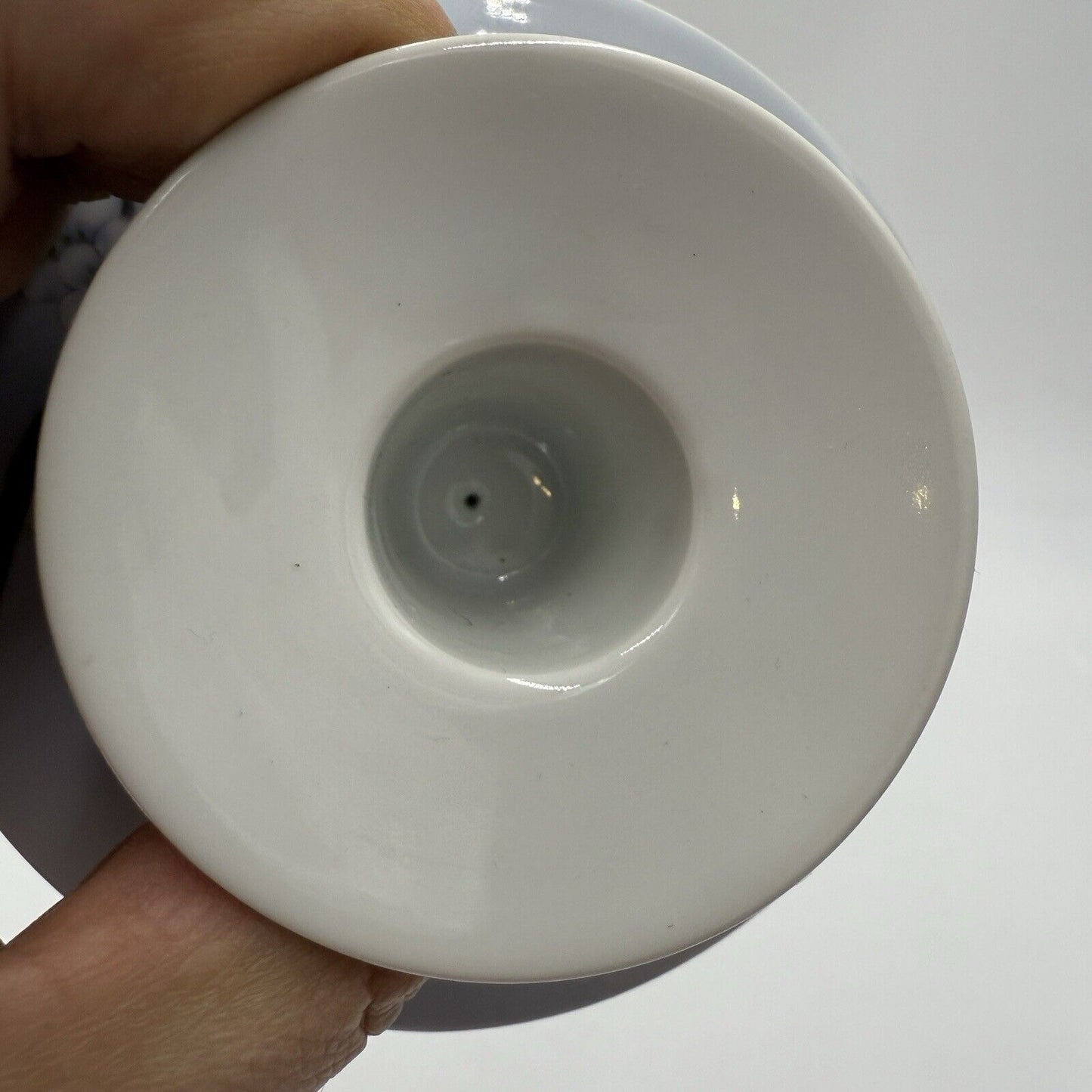 Royal Copenhagen Porcelain Candlestick Denmark Butterfly Cherry Blossoms #3335