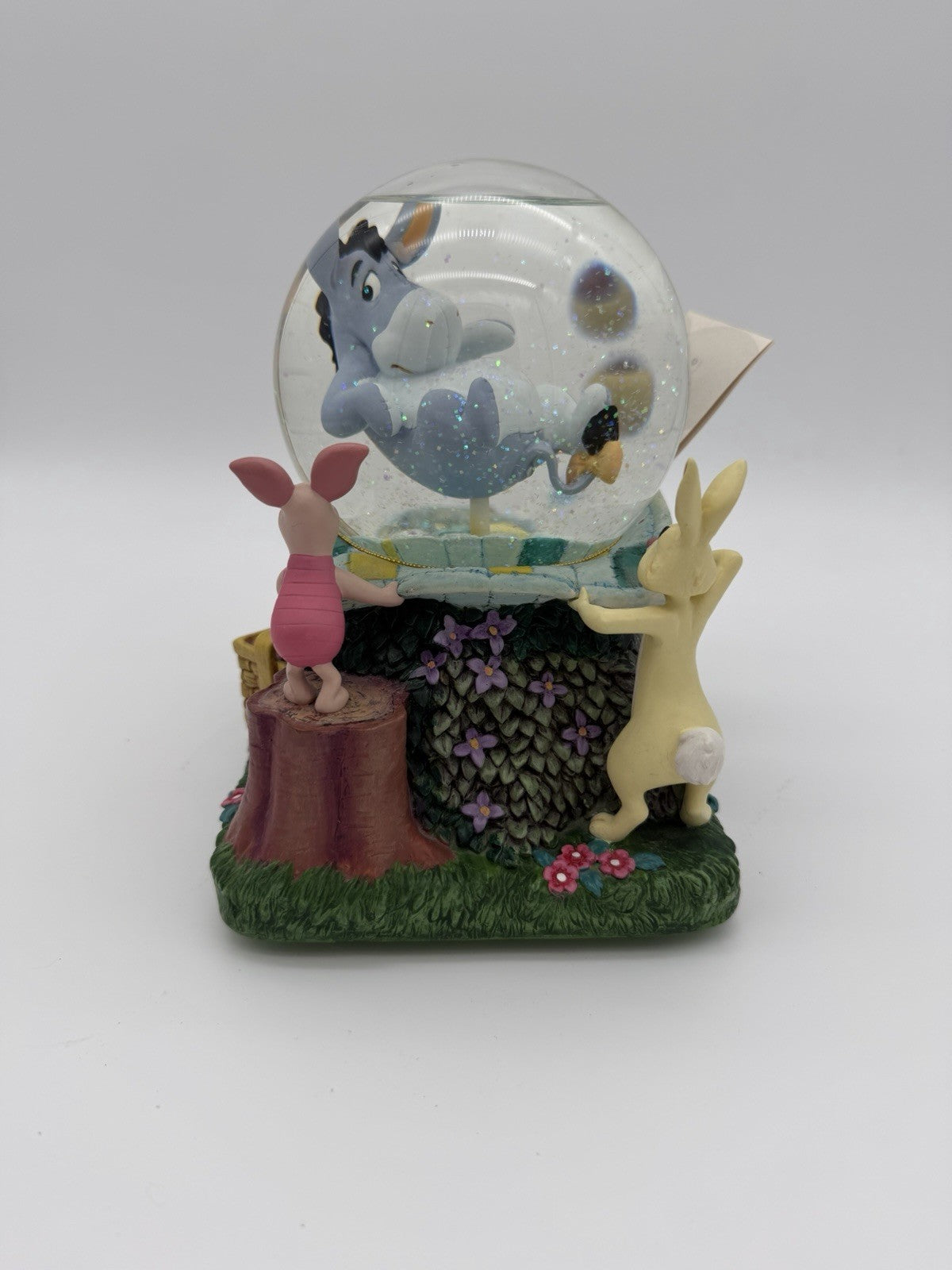 Disney Wonderland Winnie The Pooh Eeyore Musical Snow Globe Rumbly in my Tumble