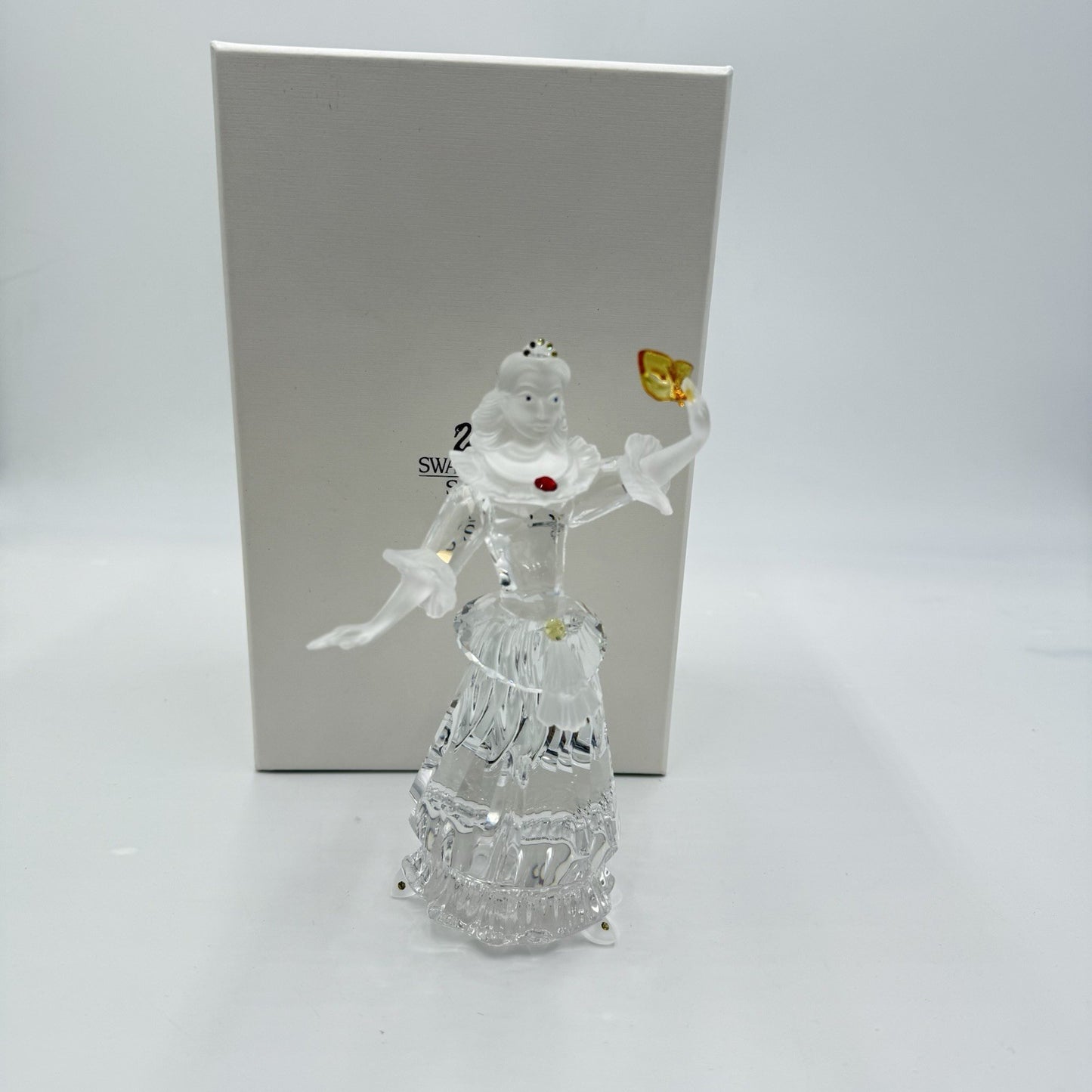 Swarovski Crystal Austria 2000 Annual Edition Masquerade Columbine Figurine 7”