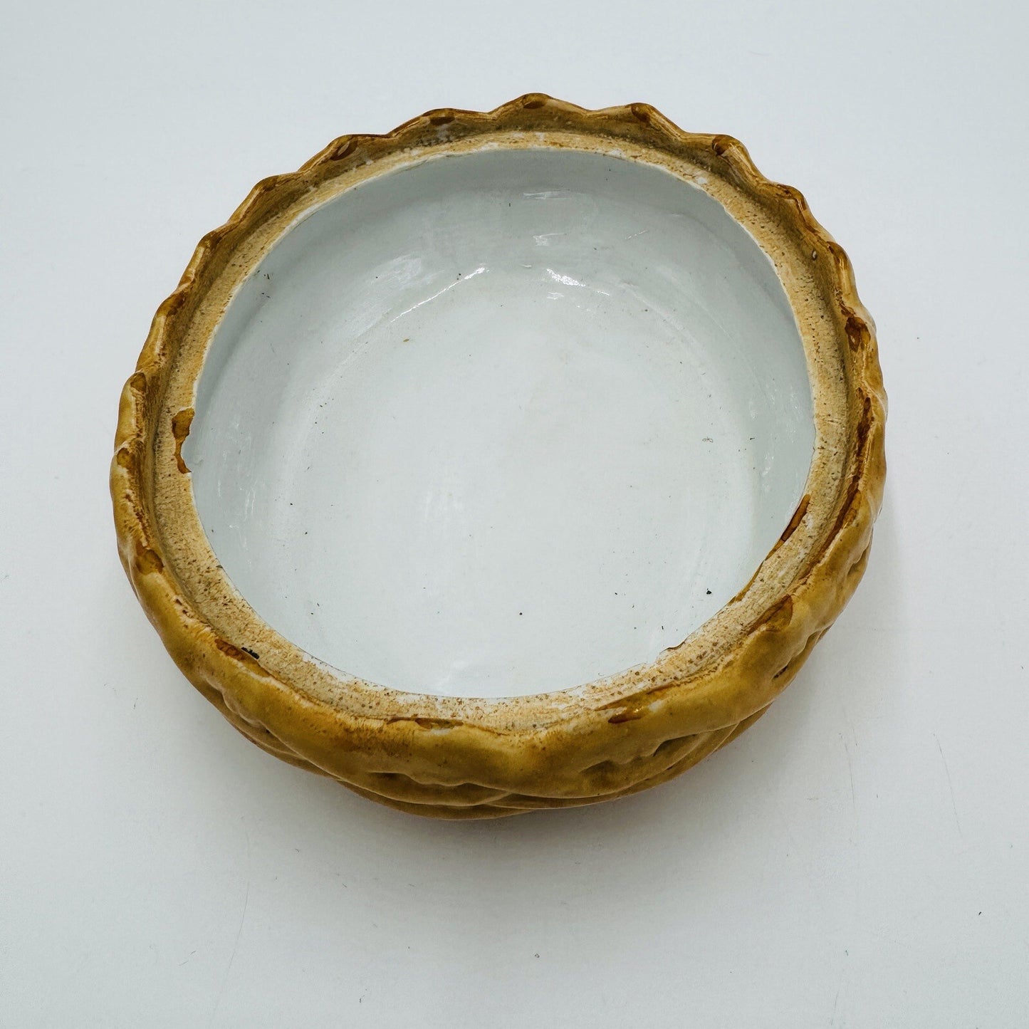 Antique Staffordshire Pottery Hen On Nest Lidded Dish Marked S 254 Chicken Engla