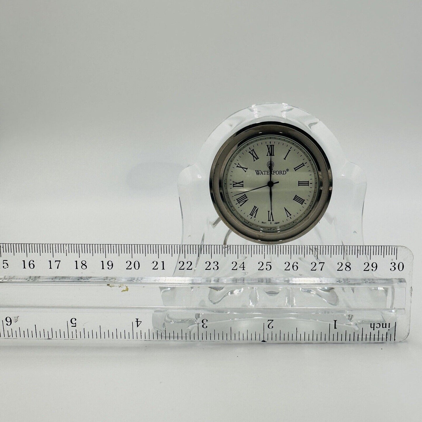 Waterford Crystal Mantel Piece Clock Heritage Small Abbey Office Decor Ireland