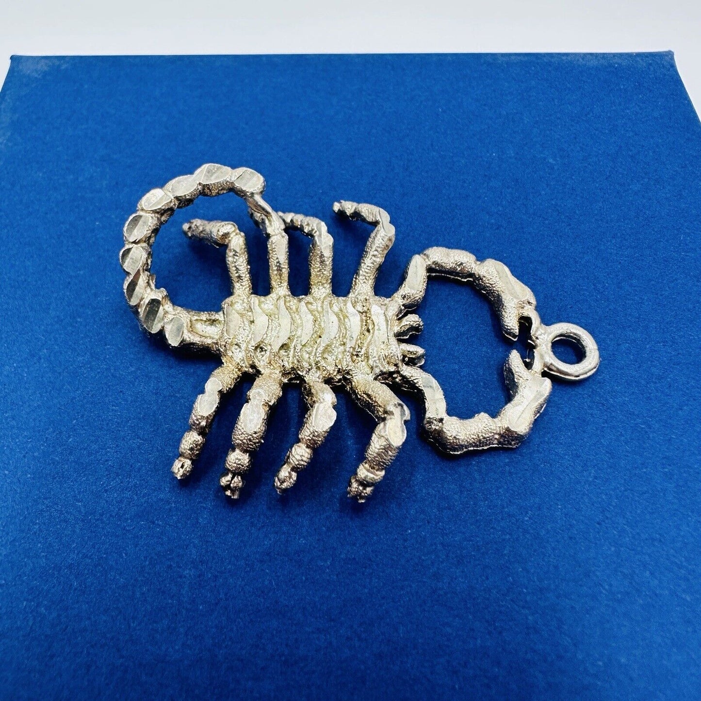 925 Sterling Silver Scorpion Pendant Jewelry Vintage Shiny Large 1 Of A KIND