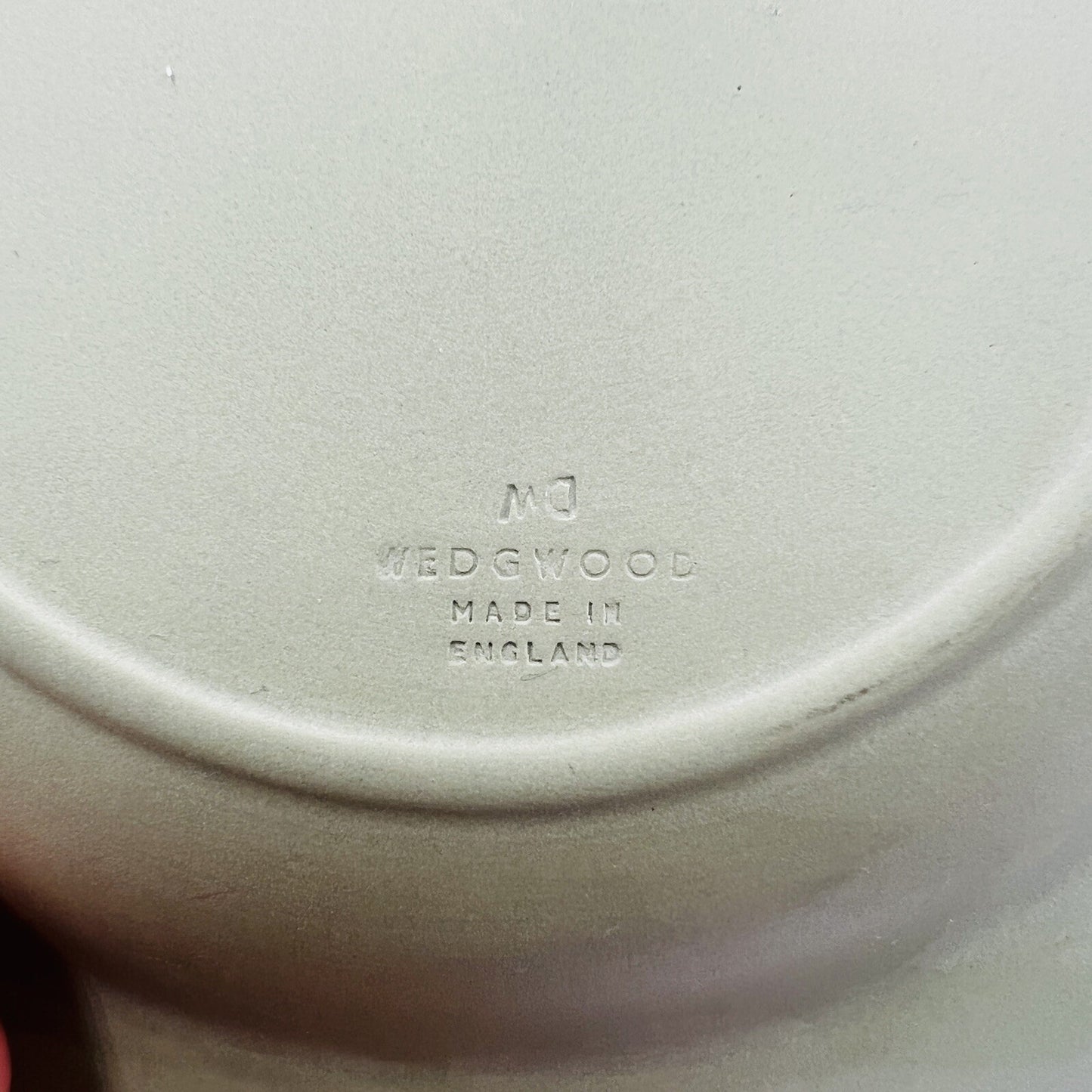 Wedgwood Green Jasperware Julius Caesar Side Profile Vintage Tray Plate