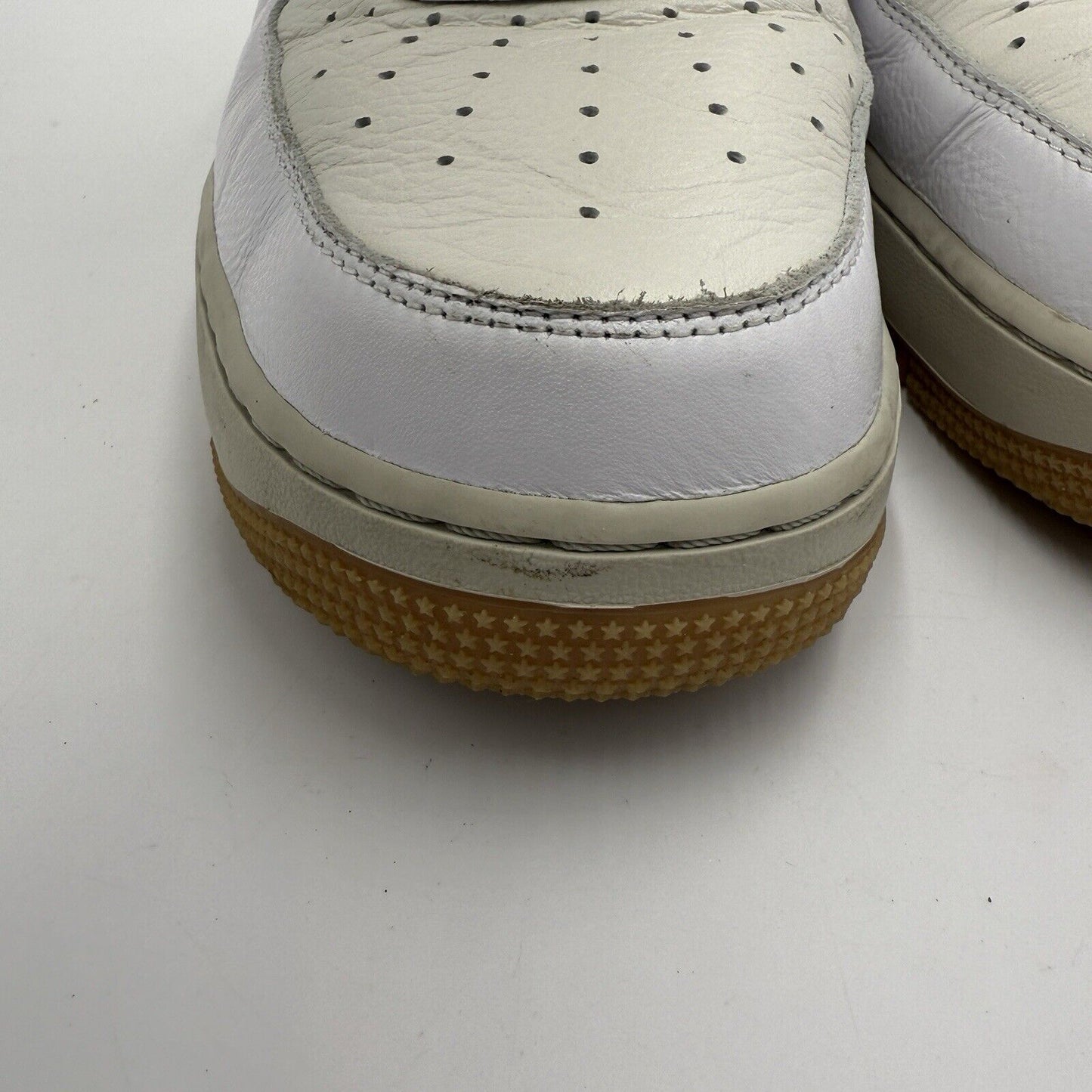 NIKE BY YOU AIR FORCE 1 LOW DV 3892-900 WHITE GUM Men SZ US 12.5