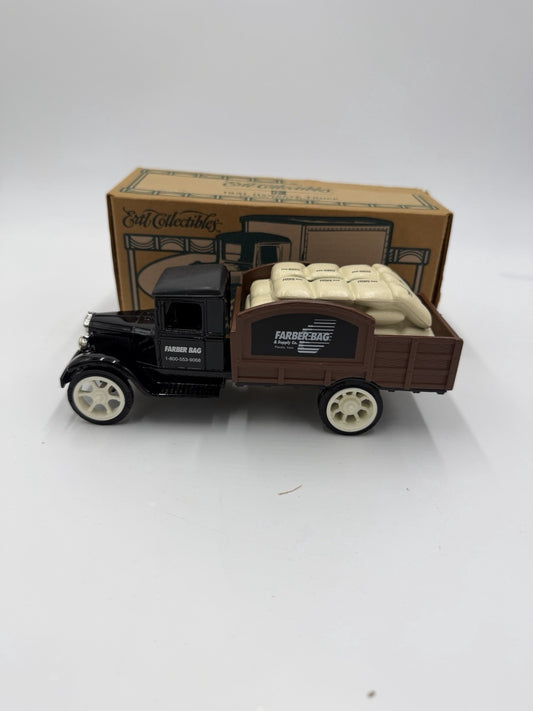 ERTL 1931 Hawkeye Truck Die-Cast Coin Bank Faber-bag & Supply Co Peosta Iowa