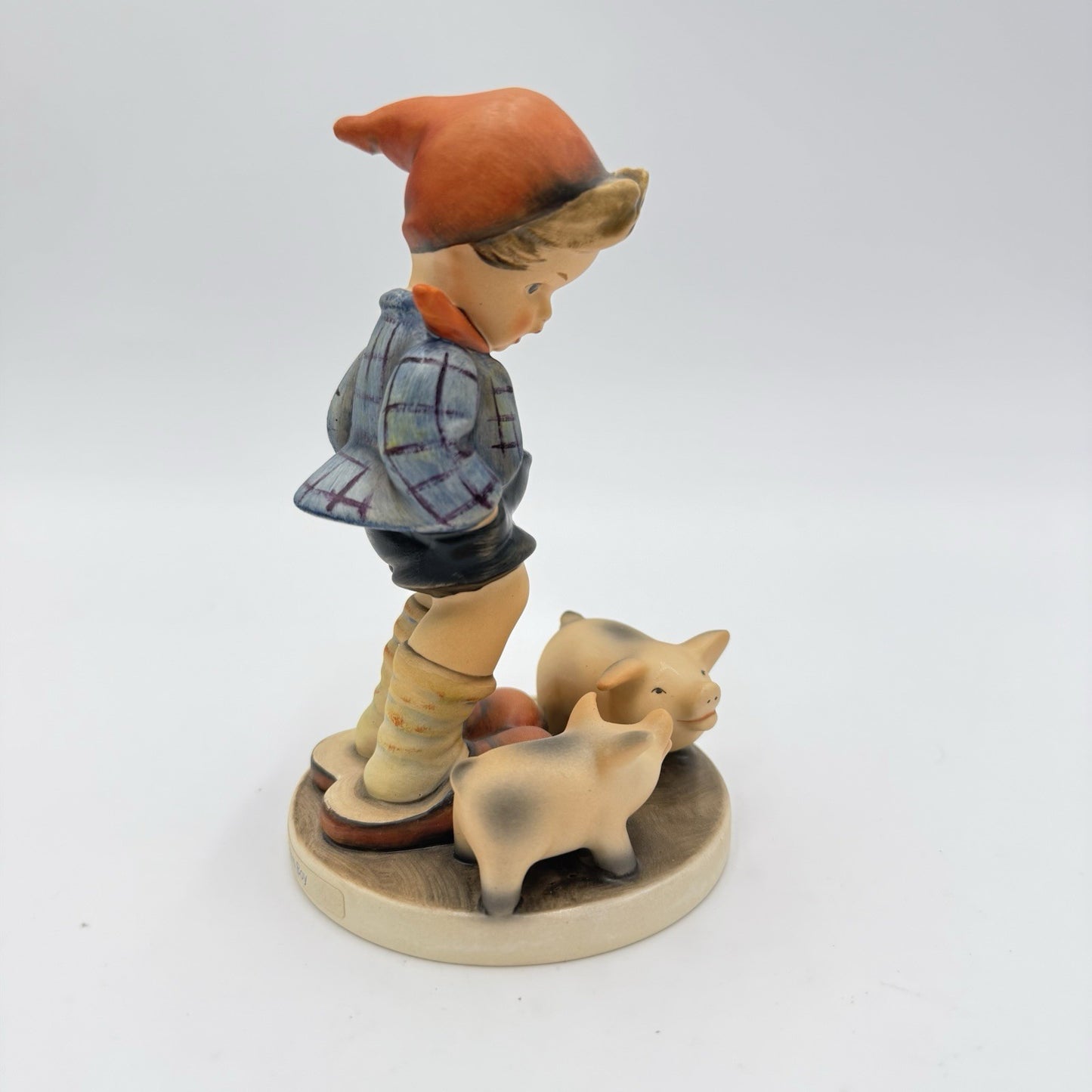 Hummel Goebel Farm Boy with Pigs #66 Germany 5.25" Porcelain Figurine