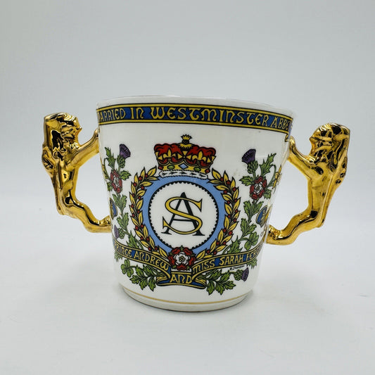 Paragon Fine China England Prince Andrew & Sarah Ferguson Double Handle Cup