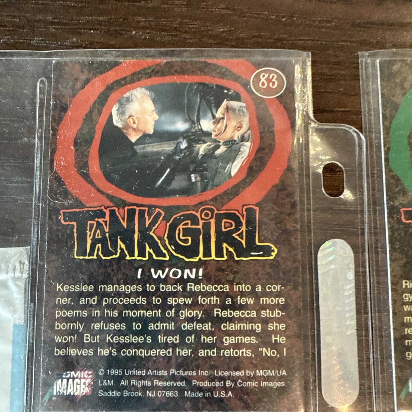 TANK GIRL 1995 Movie Trading Cards Medallion Card 0896 Set Of 10 Cards 1995
