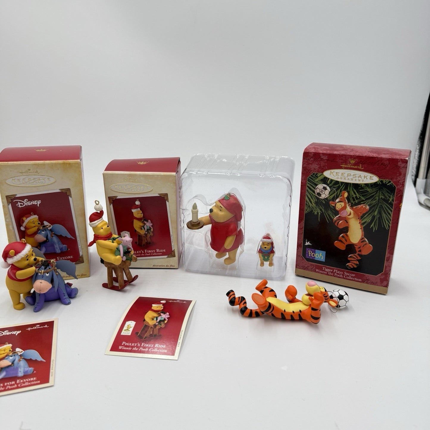 Hallmark Keepsake Winnie The Pooh Tigger Piglet Eeyore Ornaments Christmas Set 4