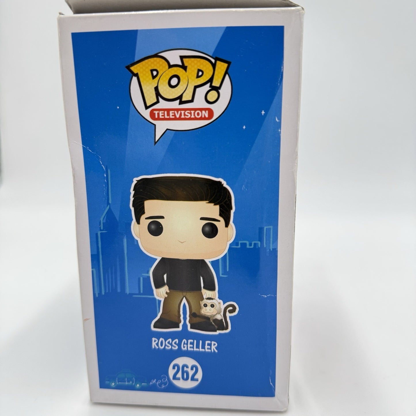 Funko Pop Television Ross Geller Vinyl Figurine #262 Marcel Monkey Friends