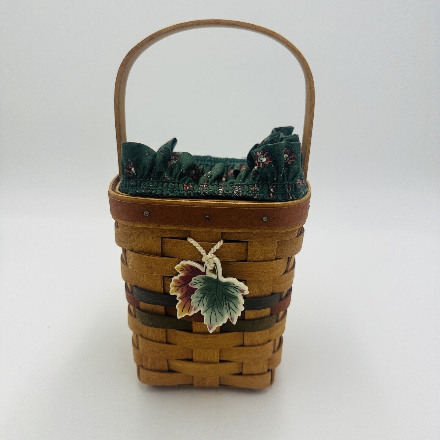 Longaberger 1992 Shades Of Autumn Bittersweet Basket #10804 w/ Liner & Protector