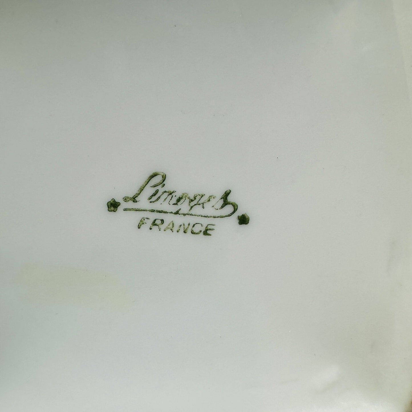 Limoges France Porcelain Floral Gold Painted Biscuit Jar Lidded 7" Twisted Rare