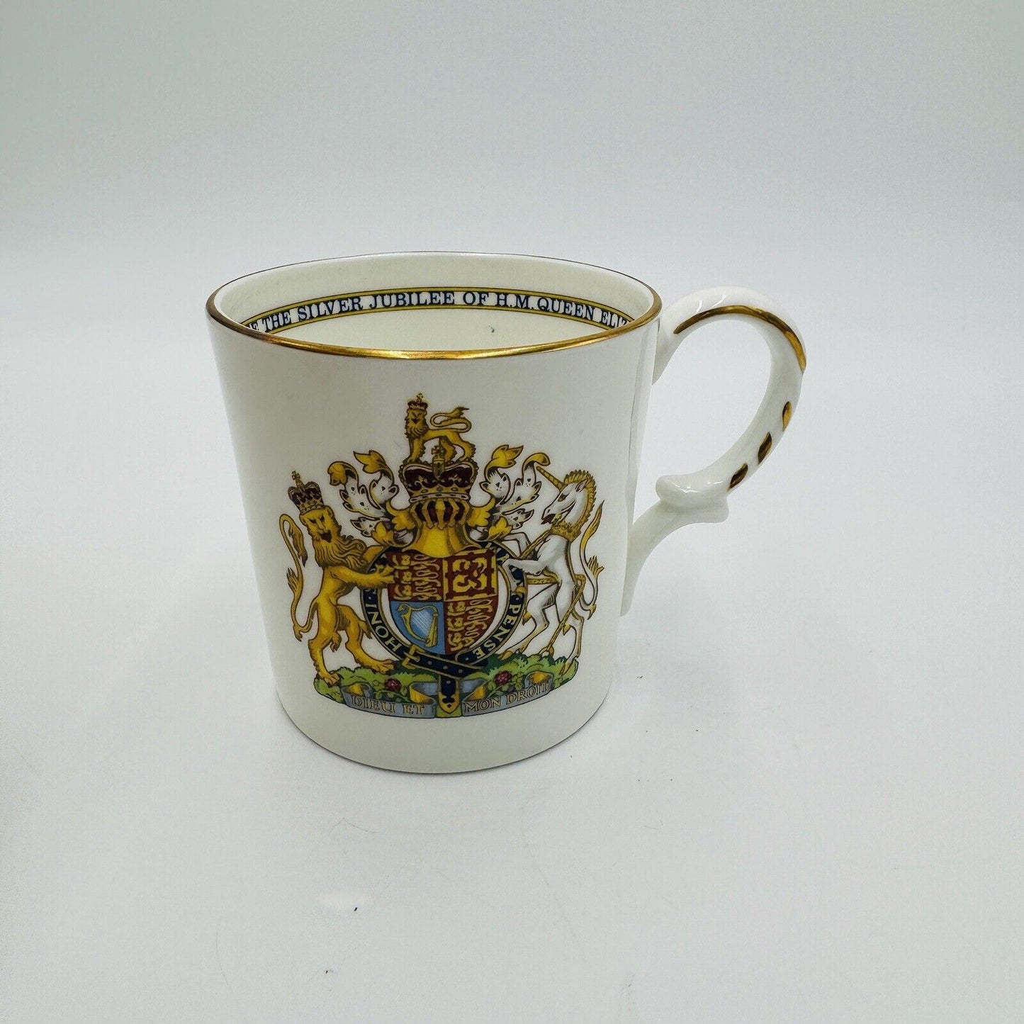 AYNSLEY Bone China Kings & Queens Of England Jubilee Mug Porcelain UK