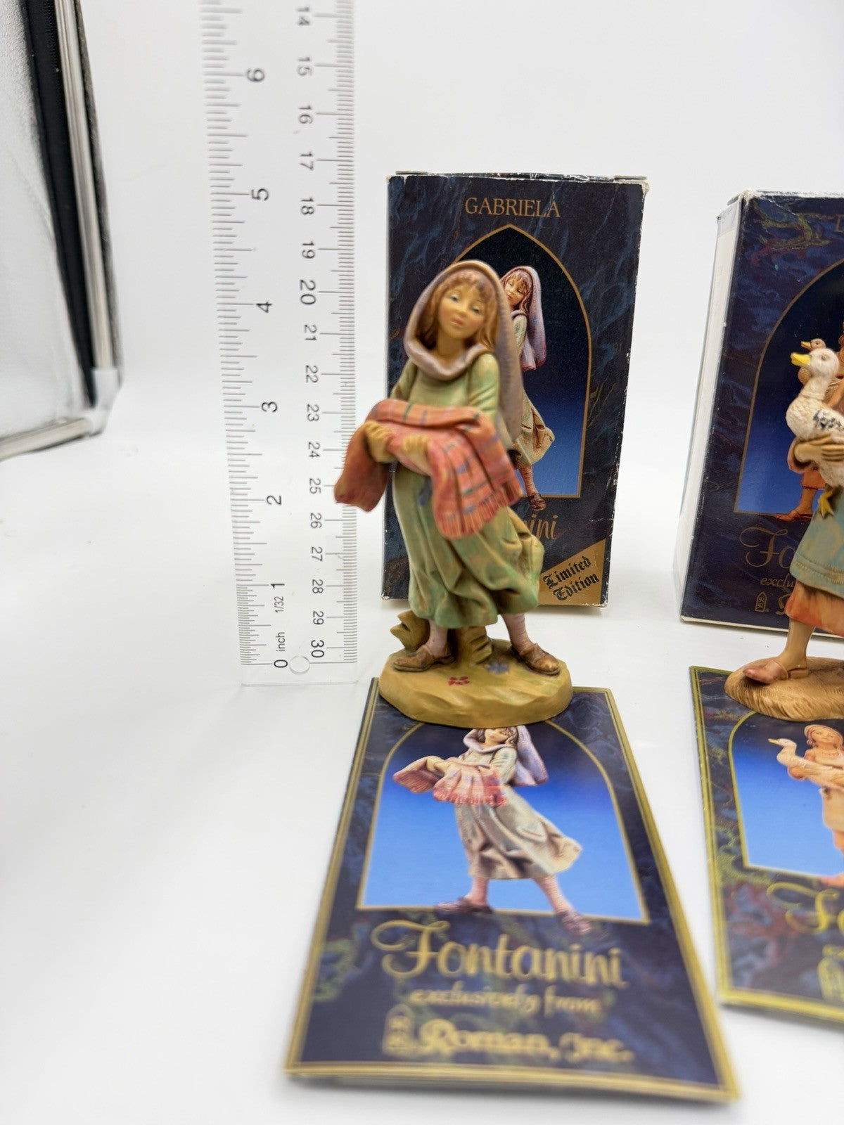 Fontanini Italy Nativity Limited Edition Figurines 3 Pcs Vintage 1983 Christmas