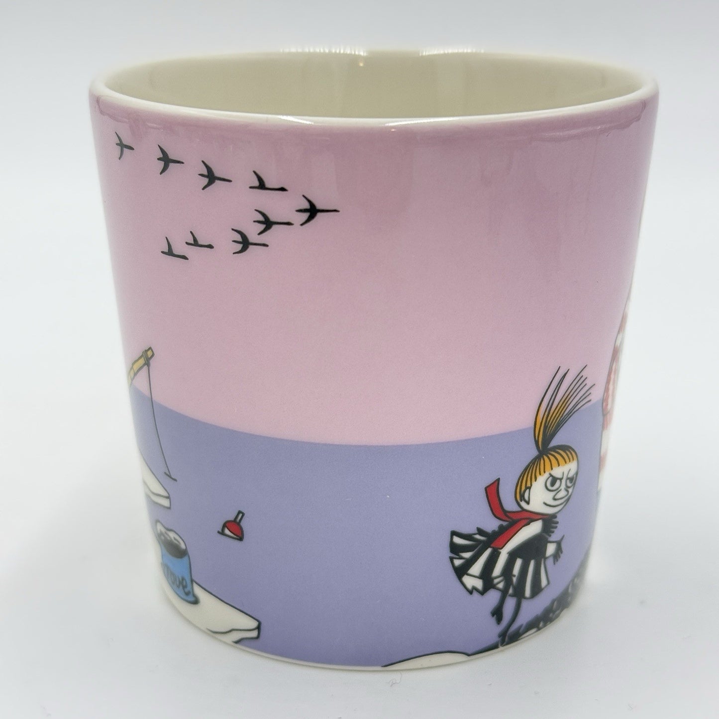 Moomin Tooticky Violet Little My and Moomin Coffee Mug By Arabia Porcelain