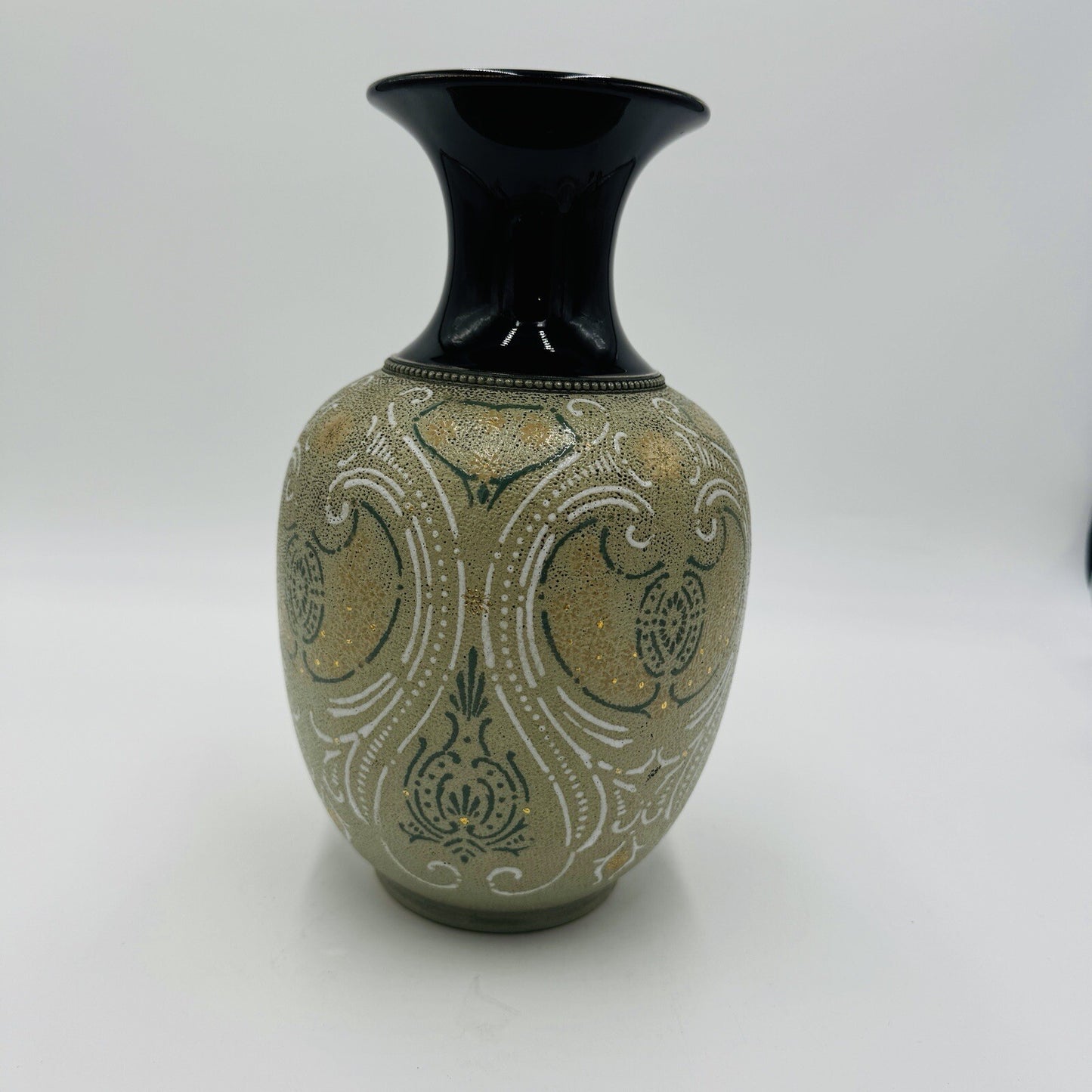 Lovatt Langley Mill England Leadless Glaze Pottery Vase Antique