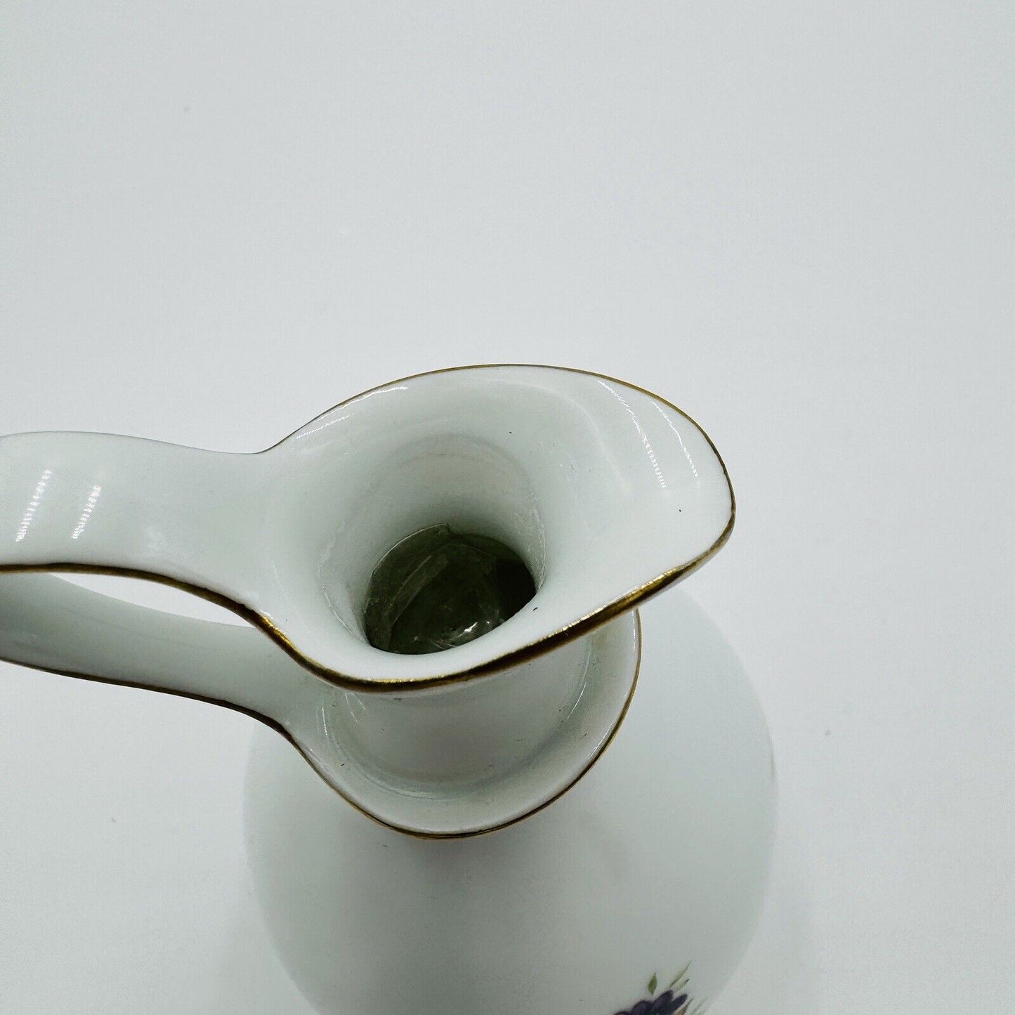 Bing & Grondahl Denmark Fluted Oil Vinegar 197 Floral Porcelain Rare Vintage 7"