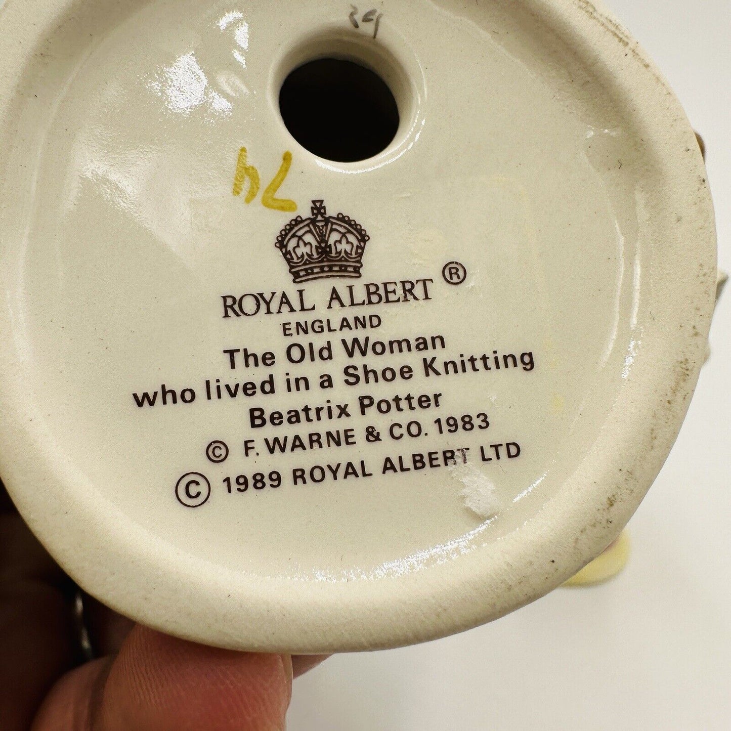 Royal Albert The Old Woman Who Lived In A Shoe an Tailor of Gloucester Figurines