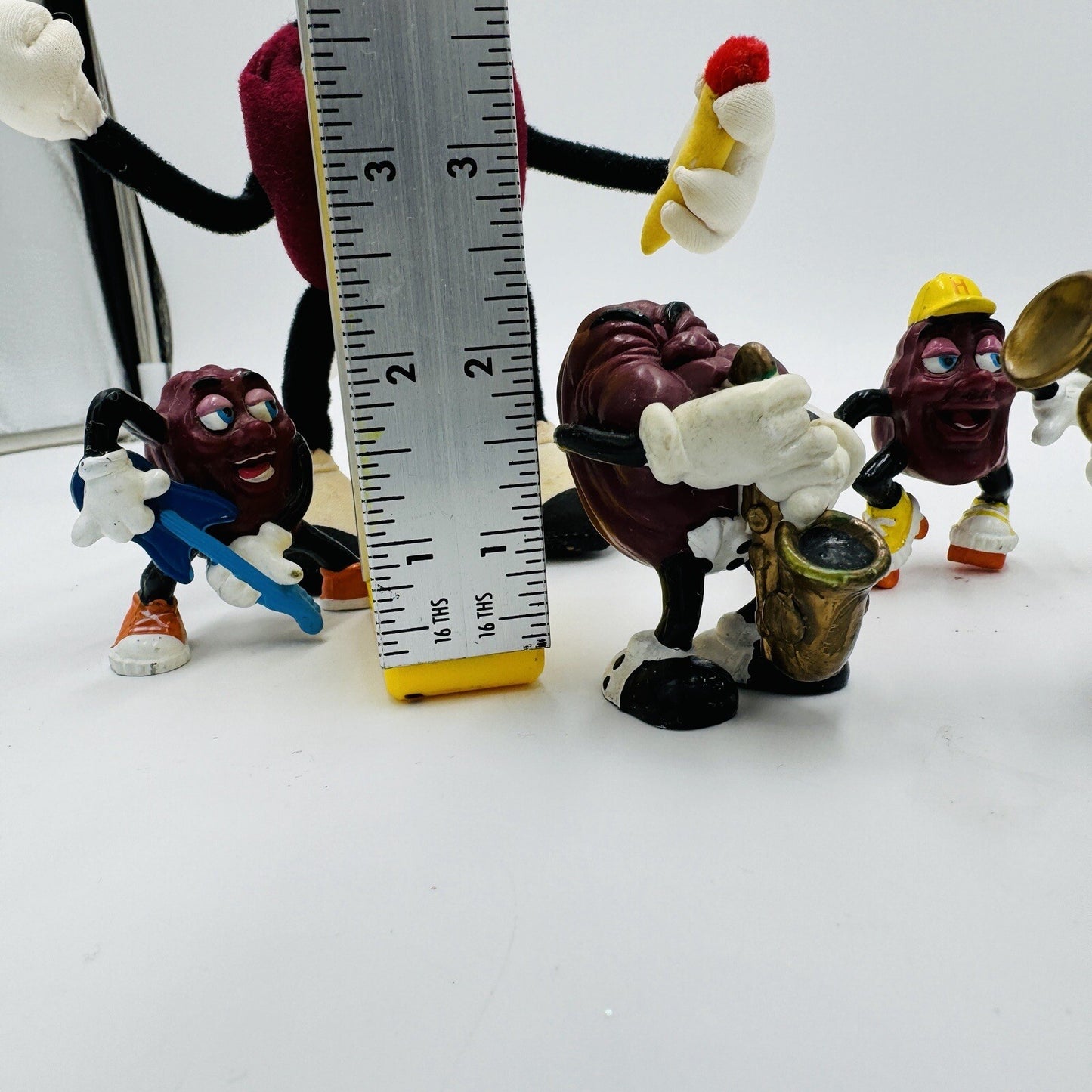 Calrab California Raisins 1988 Action Figurines Applause Lot 9 Pieces Vintage