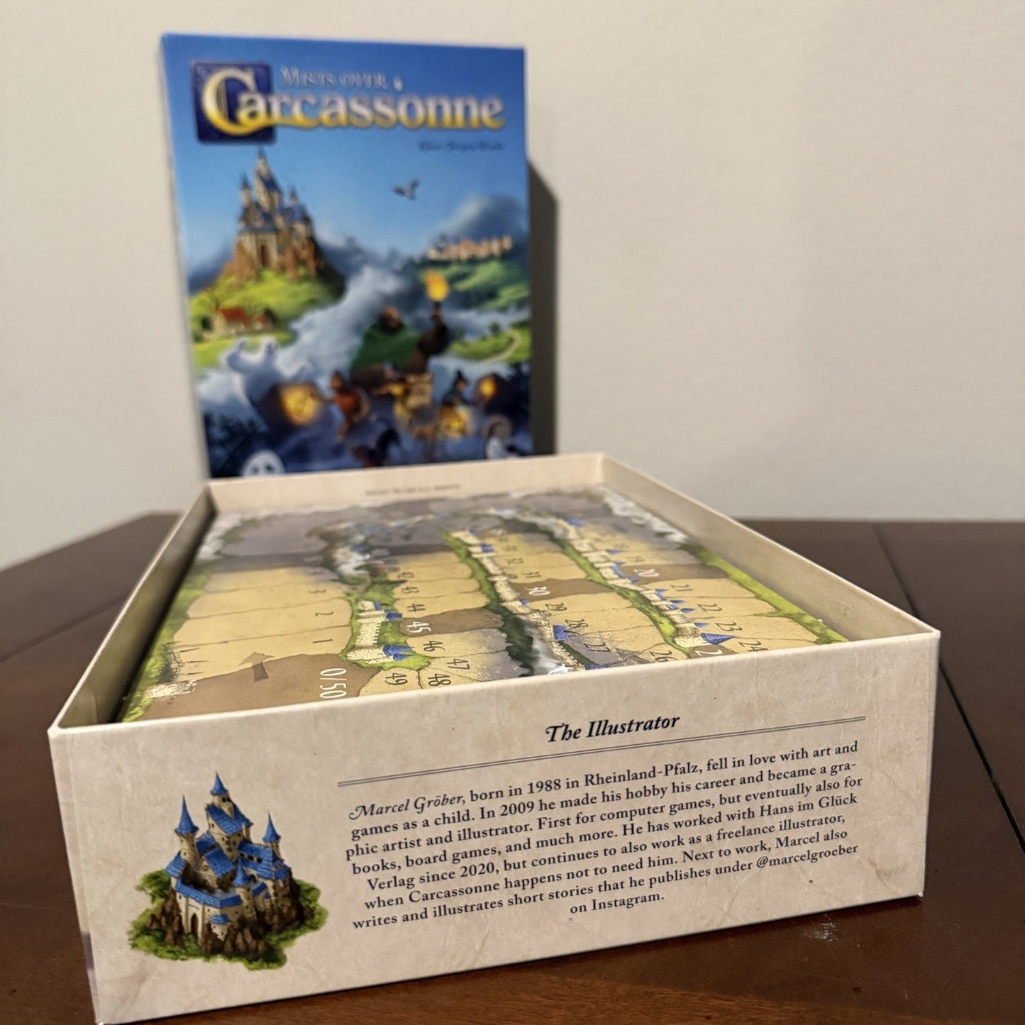 Mists Over Carcassonne Cooperative Board Game with Expansion by Hans im Glück