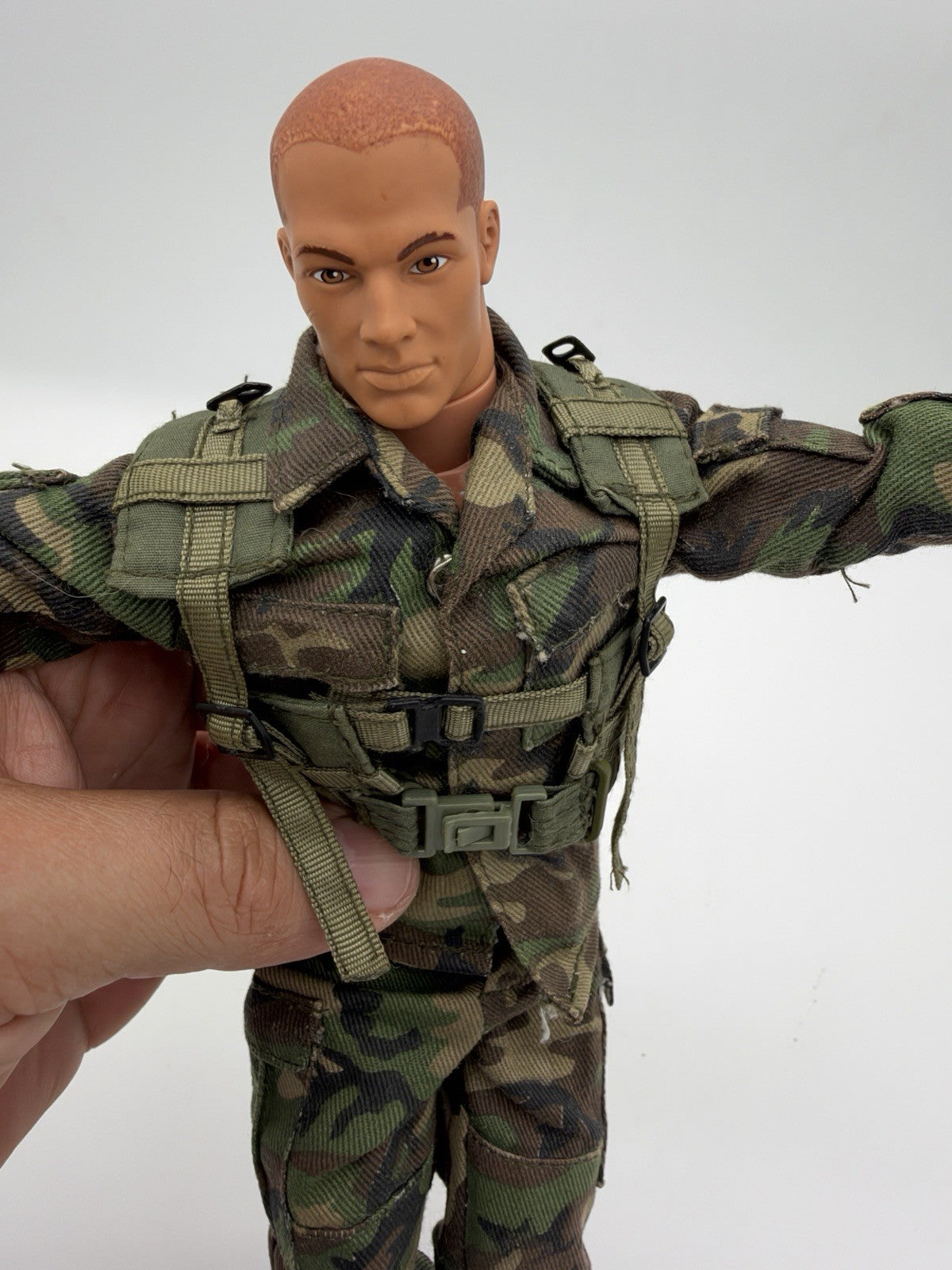 HASBRO GI Joe Soldier Doll 12” Military Outfit Boots & Weapons Action Figure