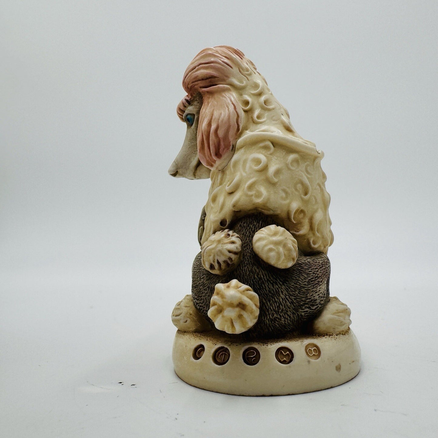 Harmony Kingdom BEAU BRUMMELL Poodle 2.5in Treasure Jest Figurine Vintage